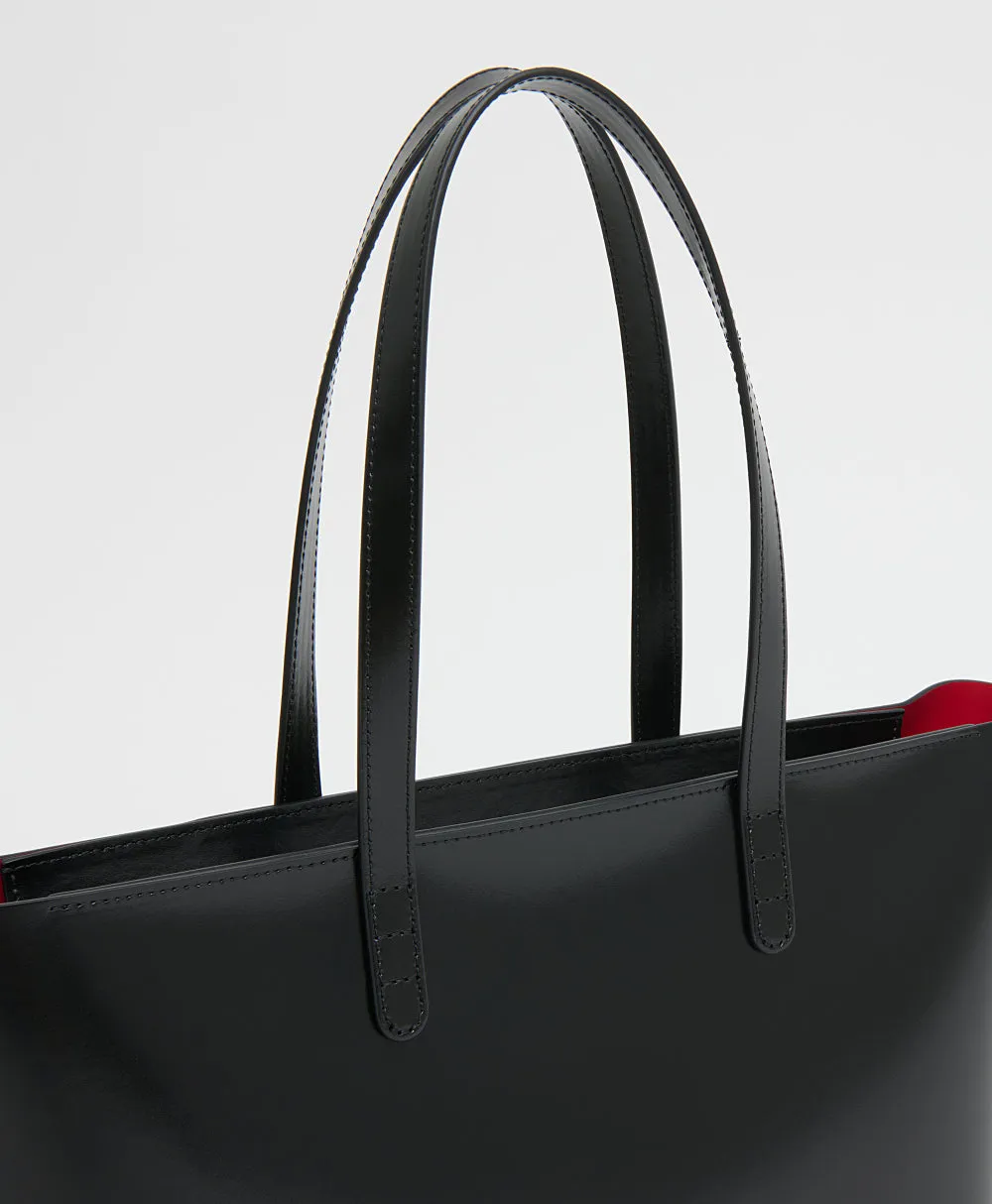 Small Zip Tote - Spazzolato/Black/Flamma sold by Mansur Gavriel product image thumbnail 4