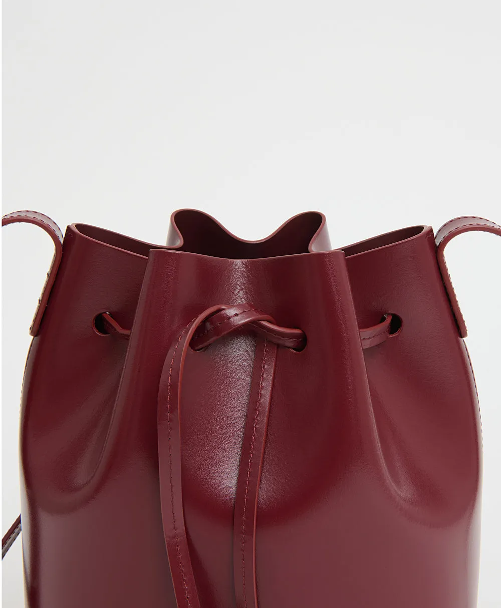 Mini Bucket - Claret sold by Mansur Gavriel product image thumbnail 5