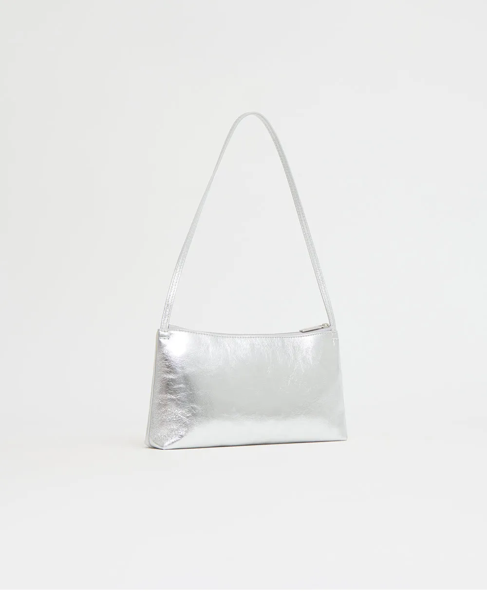 Gaia Shoulder Bag - Crinkled Silver sold by Mansur Gavriel product image thumbnail 2