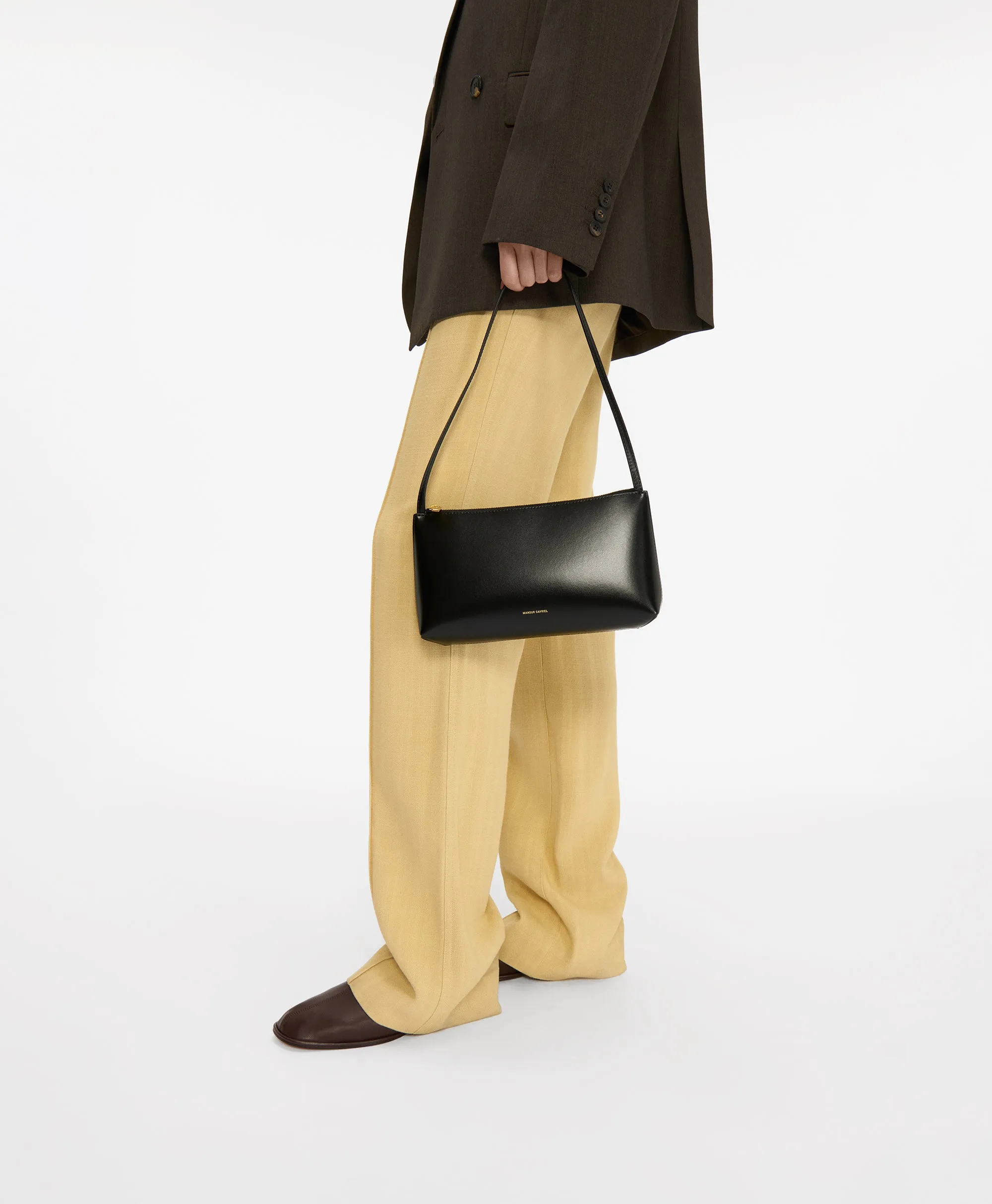 Gaia Shoulder Bag - Crinkled Silver sold by Mansur Gavriel product image thumbnail 3