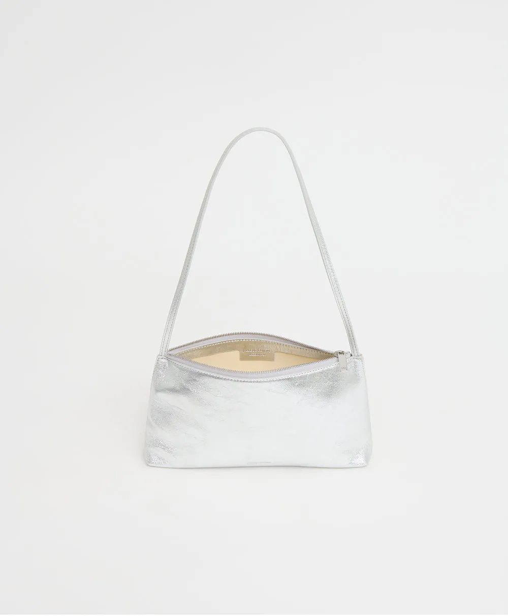 Gaia Shoulder Bag - Crinkled Silver sold by Mansur Gavriel product image thumbnail 4
