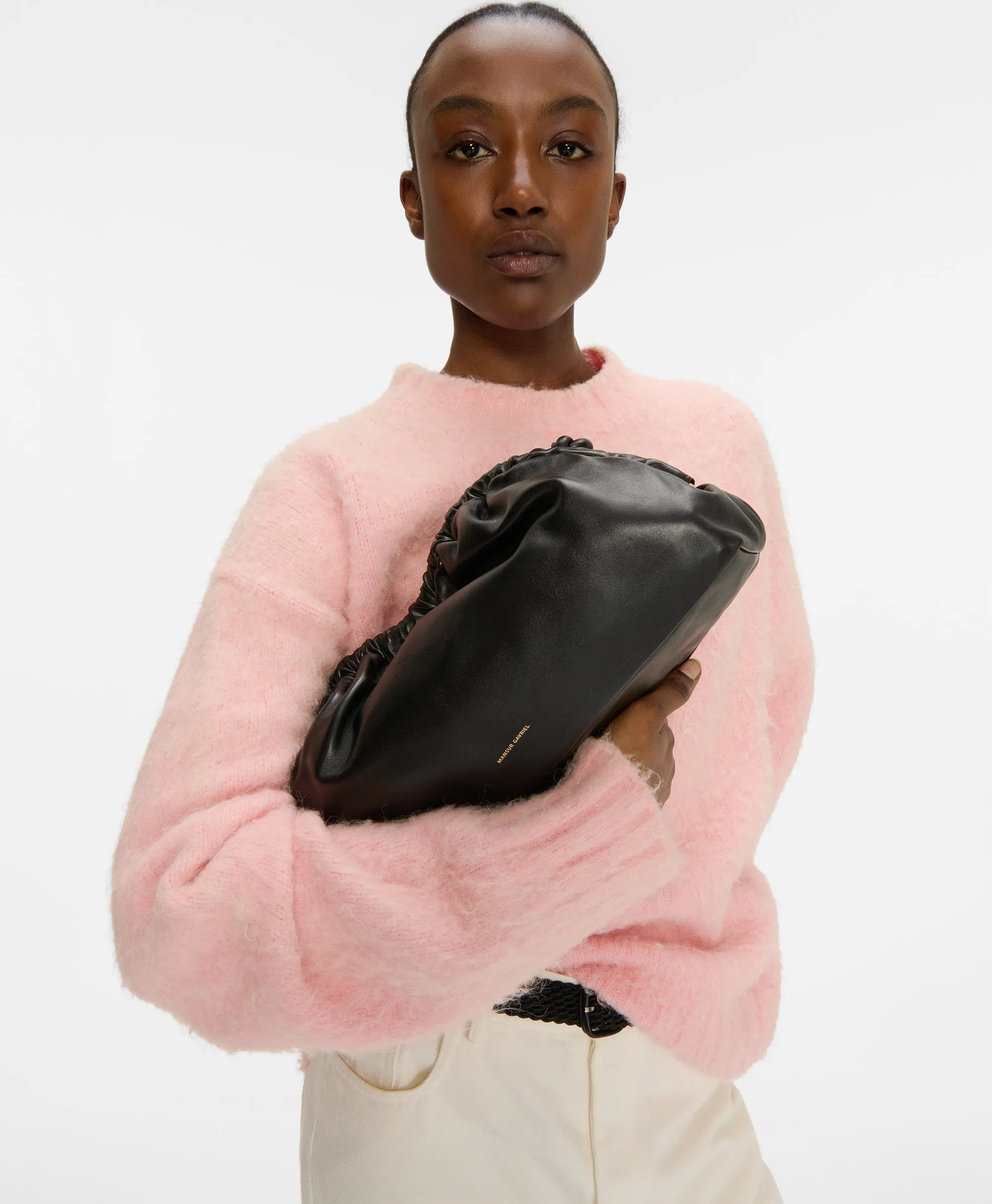 Oversized Cloud Clutch - Cardamom sold by Mansur Gavriel product image thumbnail 3