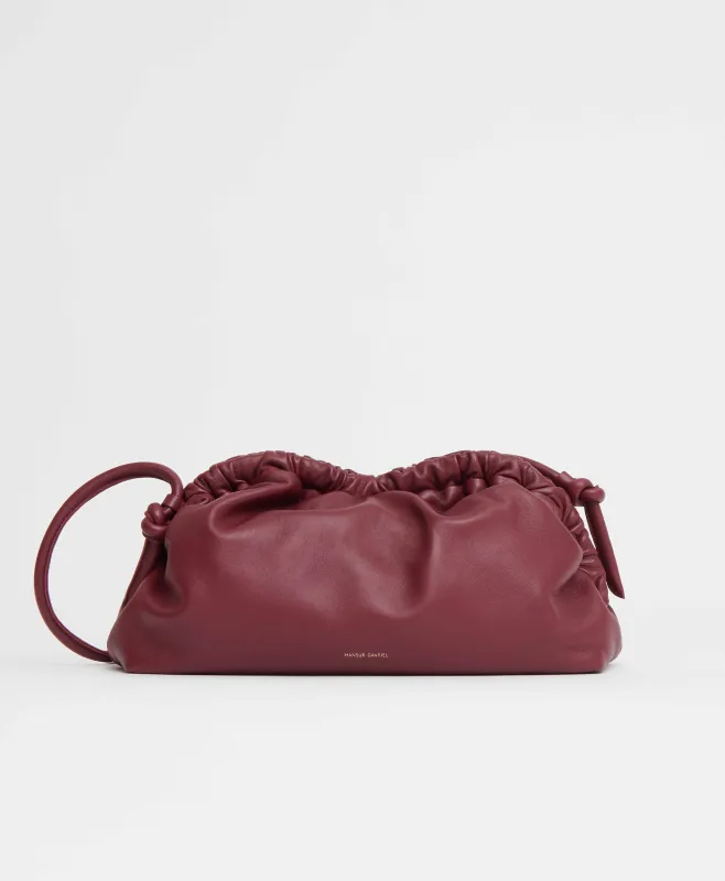 Oversized Cloud Clutch - Oxblood sold by Mansur Gavriel