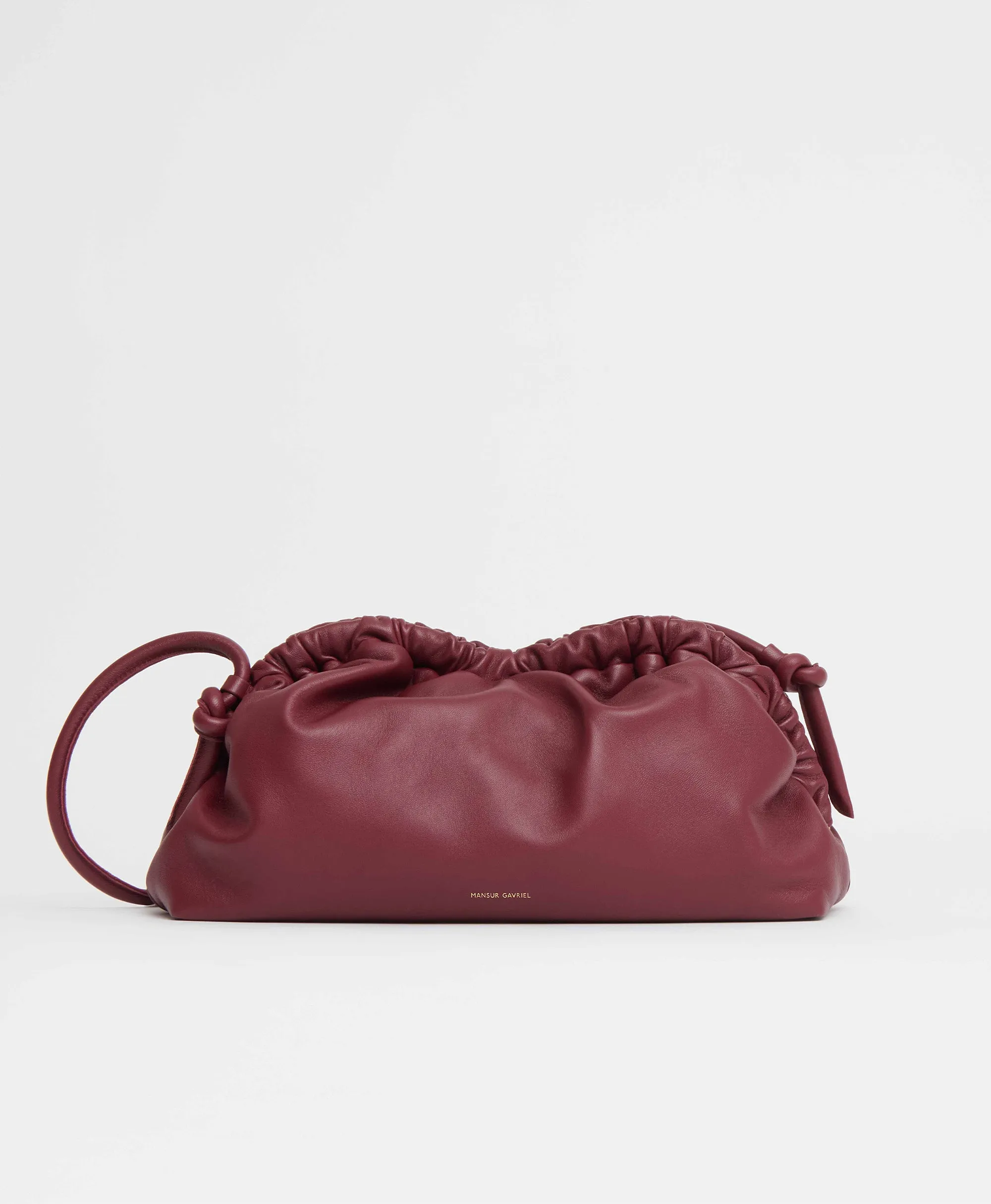 Oversized Cloud Clutch - Oxblood sold by Mansur Gavriel