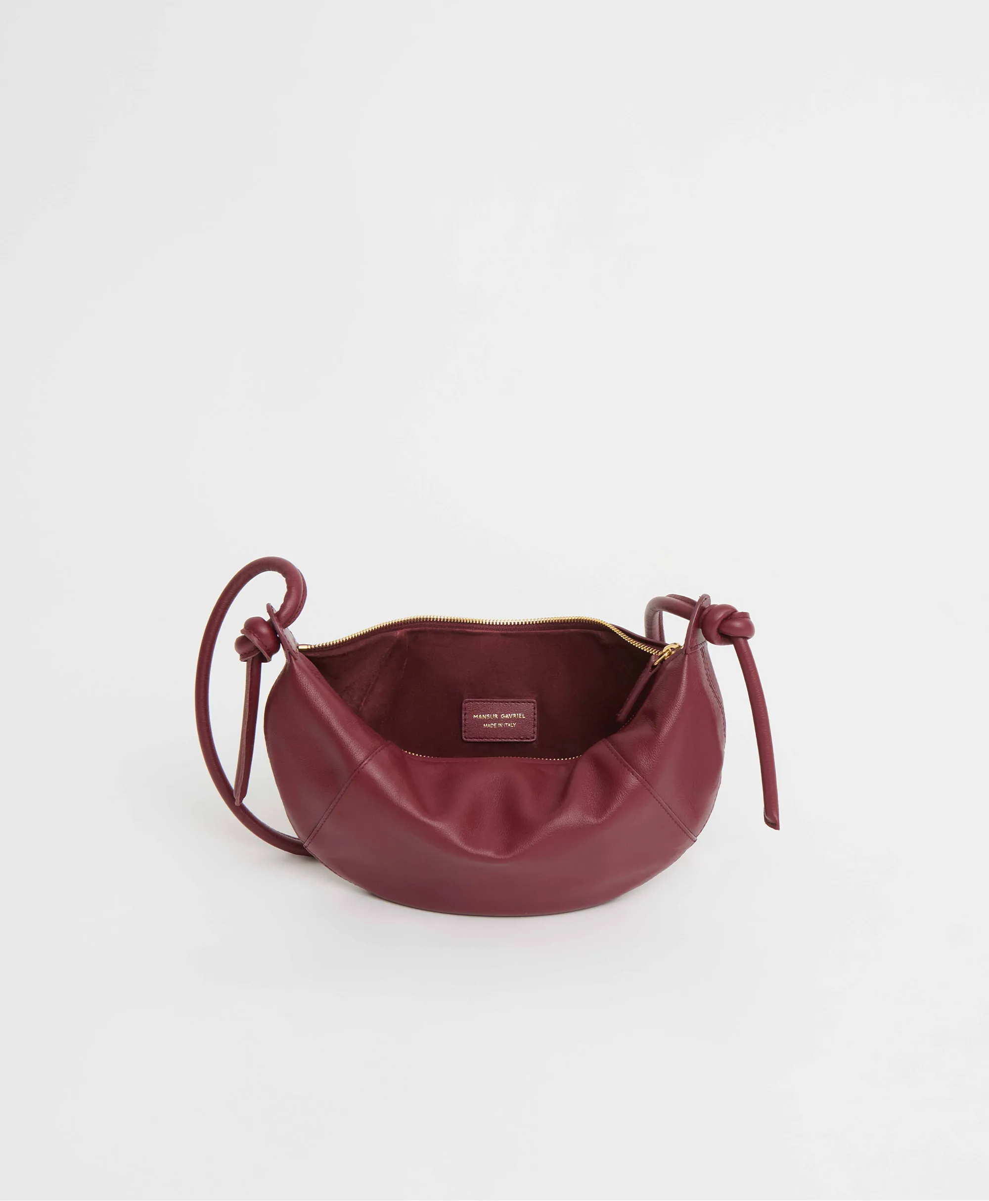 Mini Fortuna Crossbody - Oxblood sold by Mansur Gavriel product image thumbnail 4