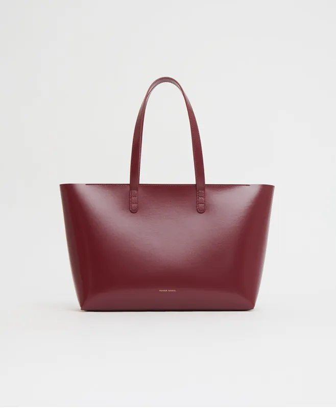 Small Zip Tote - Claret sold by Mansur Gavriel