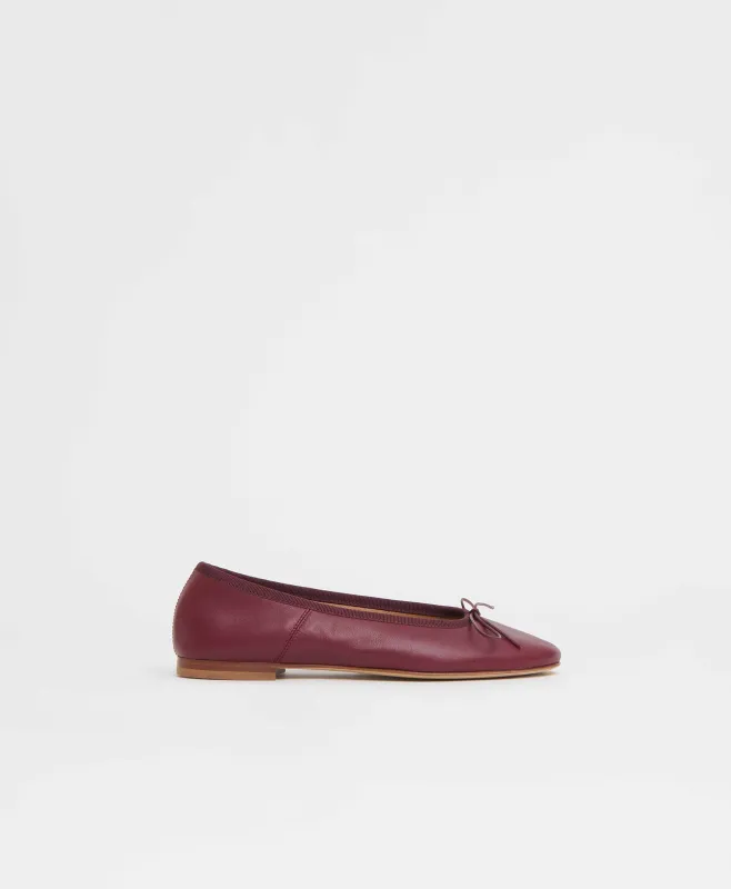 Dance Ballerina - Oxblood sold by Mansur Gavriel