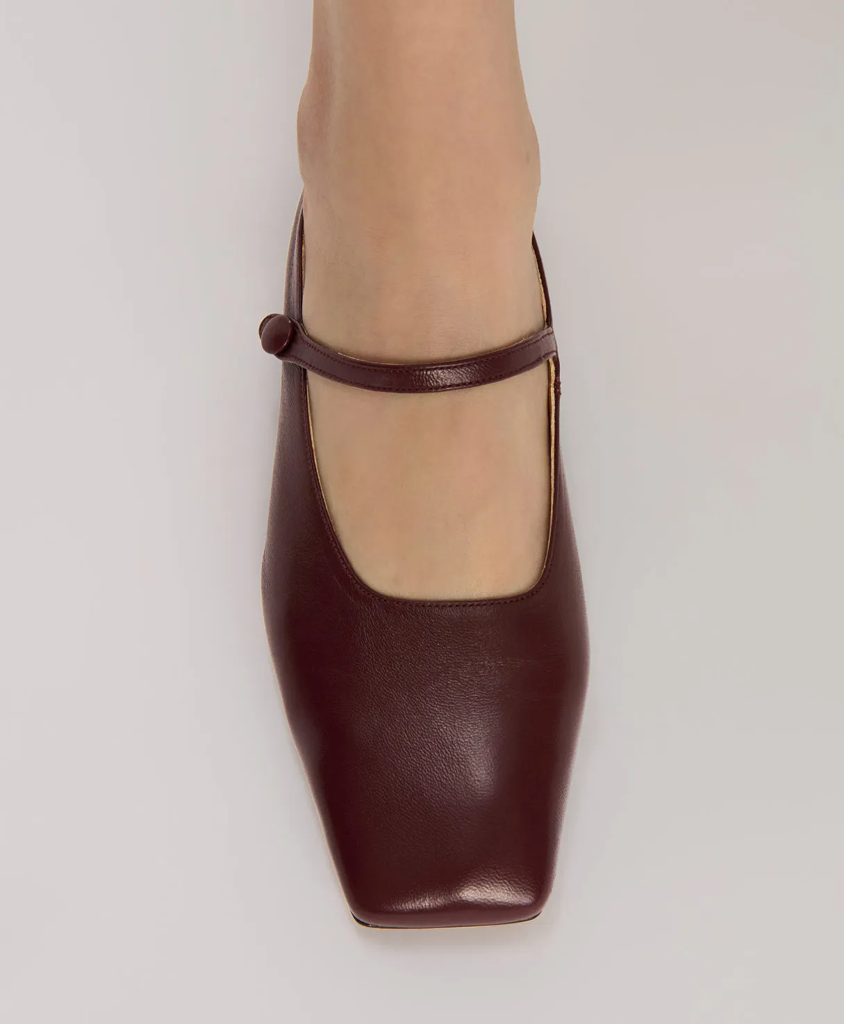 Square Toe Mary Jane - Moss sold by Mansur Gavriel product image thumbnail 3