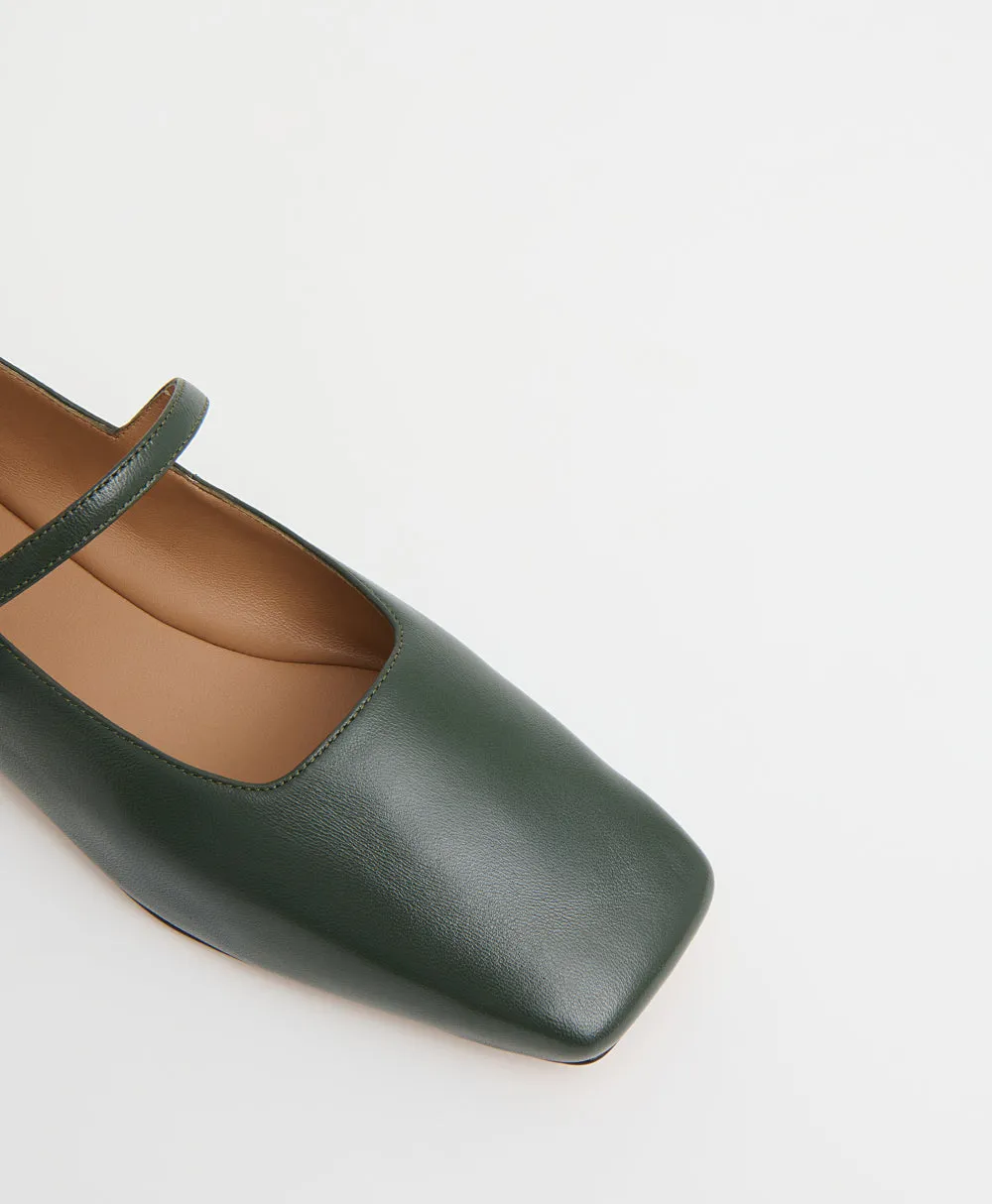 Square Toe Mary Jane - Moss sold by Mansur Gavriel product image thumbnail 2