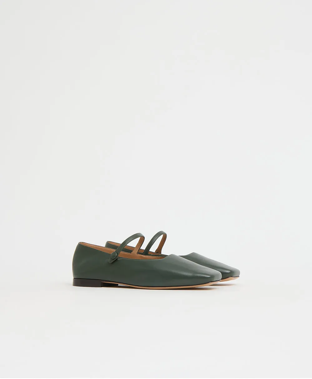 Square Toe Mary Jane - Moss sold by Mansur Gavriel product image thumbnail 5