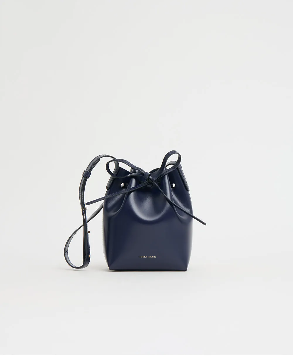 Mini Mini Bucket - Blue sold by Mansur Gavriel
