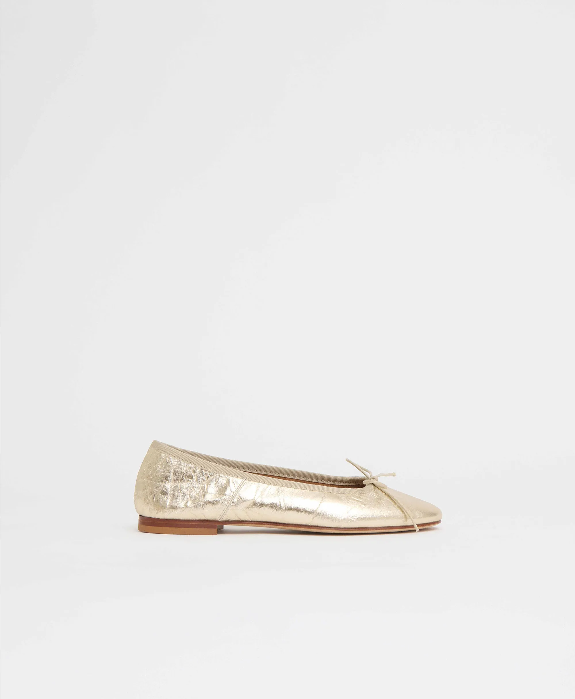 Dance Ballerina - Crinkled Gold sold by Mansur Gavriel