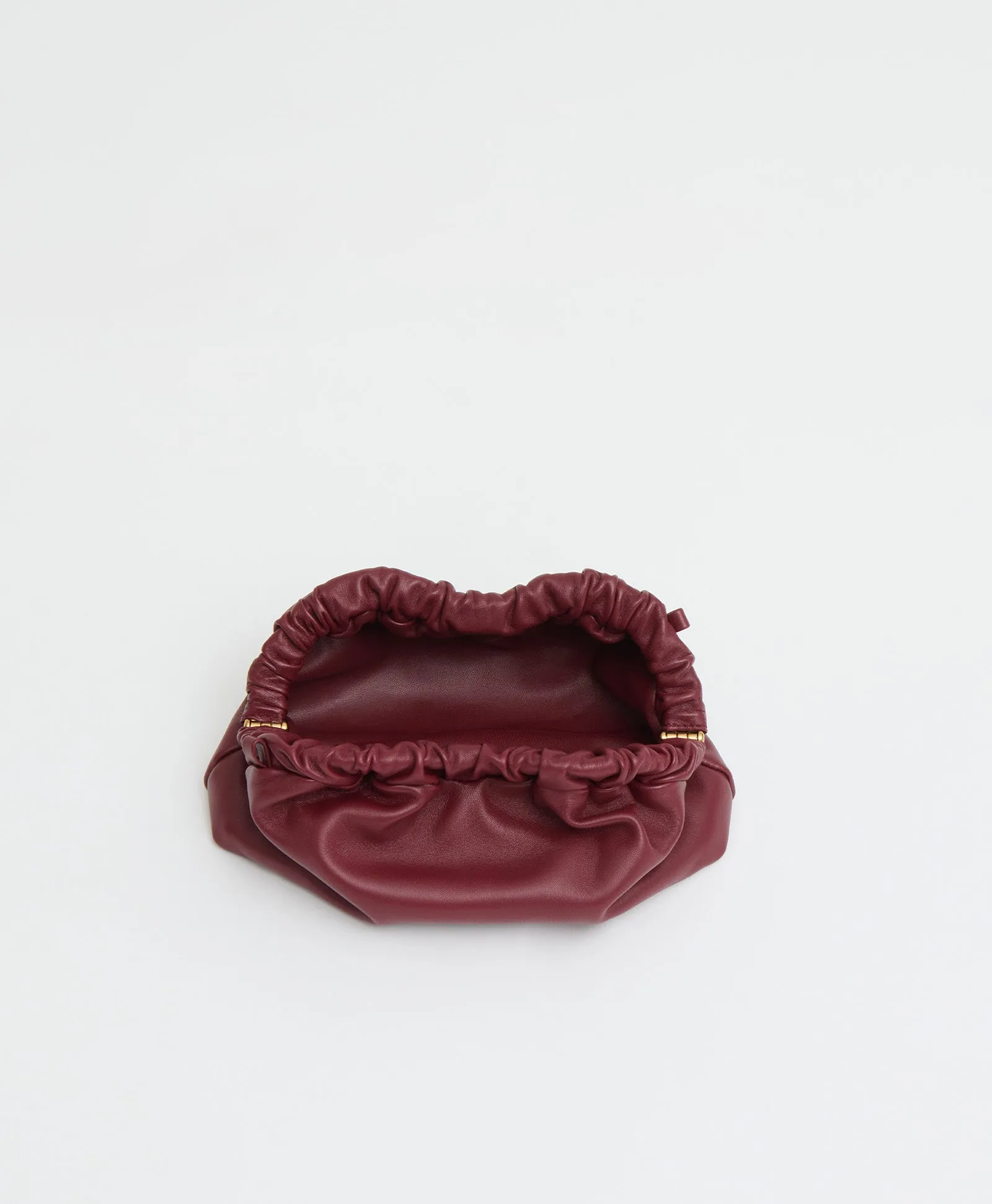 Mini Cloud Clutch - Oxblood sold by Mansur Gavriel product image thumbnail 5