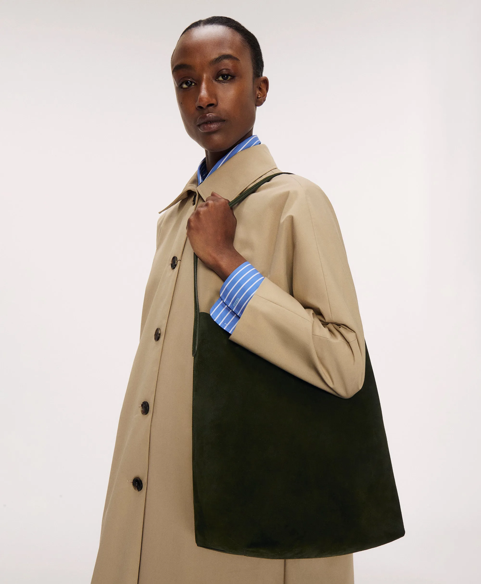 Everyday Cabas - Chocolate Suede sold by Mansur Gavriel product image thumbnail 5