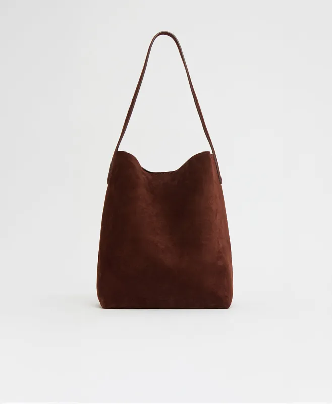 Everyday Cabas - Chocolate Suede sold by Mansur Gavriel