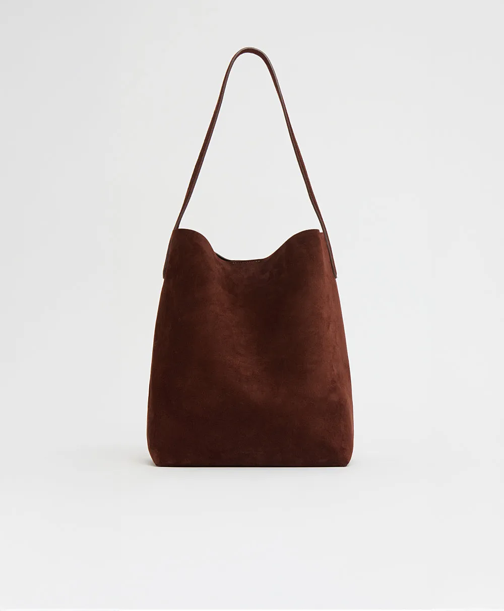Everyday Cabas - Chocolate Suede sold by Mansur Gavriel