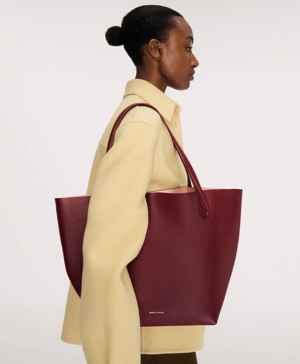 Everyday Soft Tote - Oxblood/Rosewood sold by Mansur Gavriel product image thumbnail 3