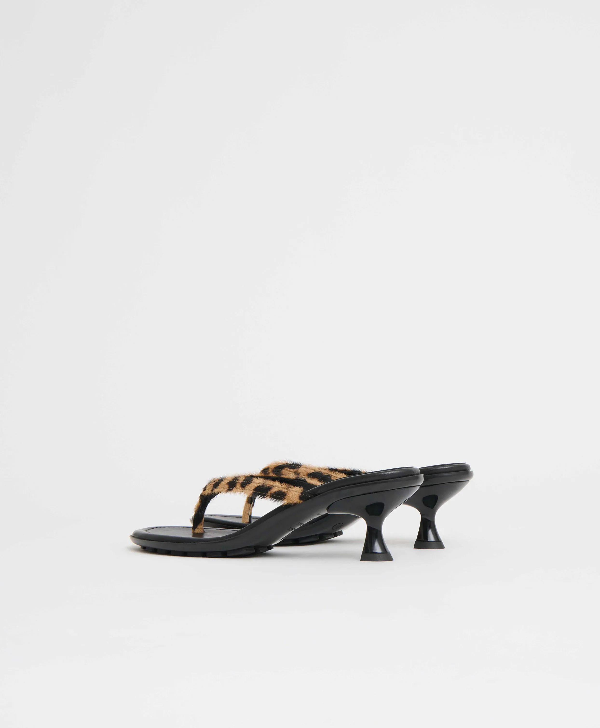 Mari Sandal - Leopard Pony Hair sold by Mansur Gavriel product image thumbnail 4