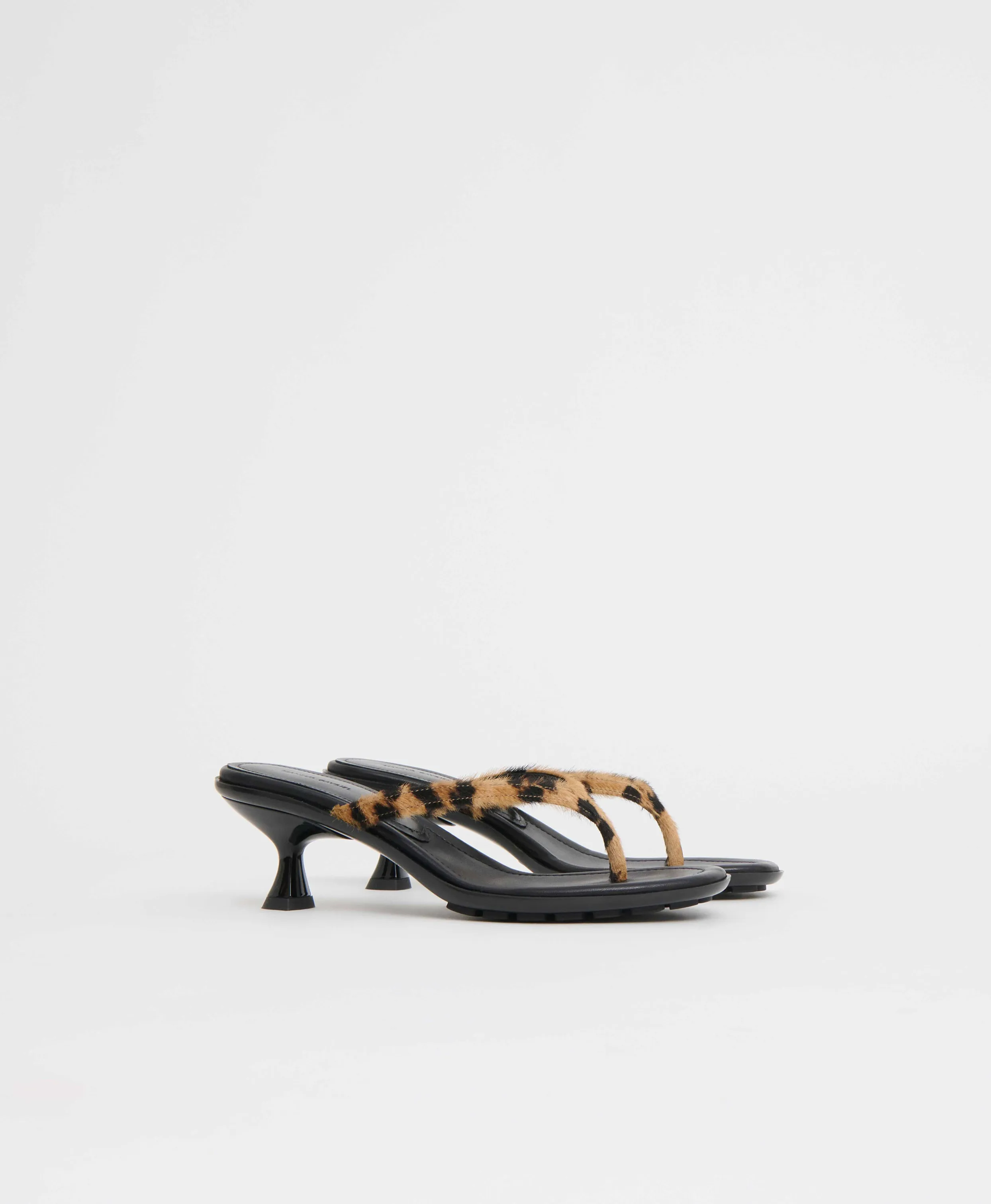 Mari Sandal - Leopard Pony Hair sold by Mansur Gavriel product image thumbnail 2