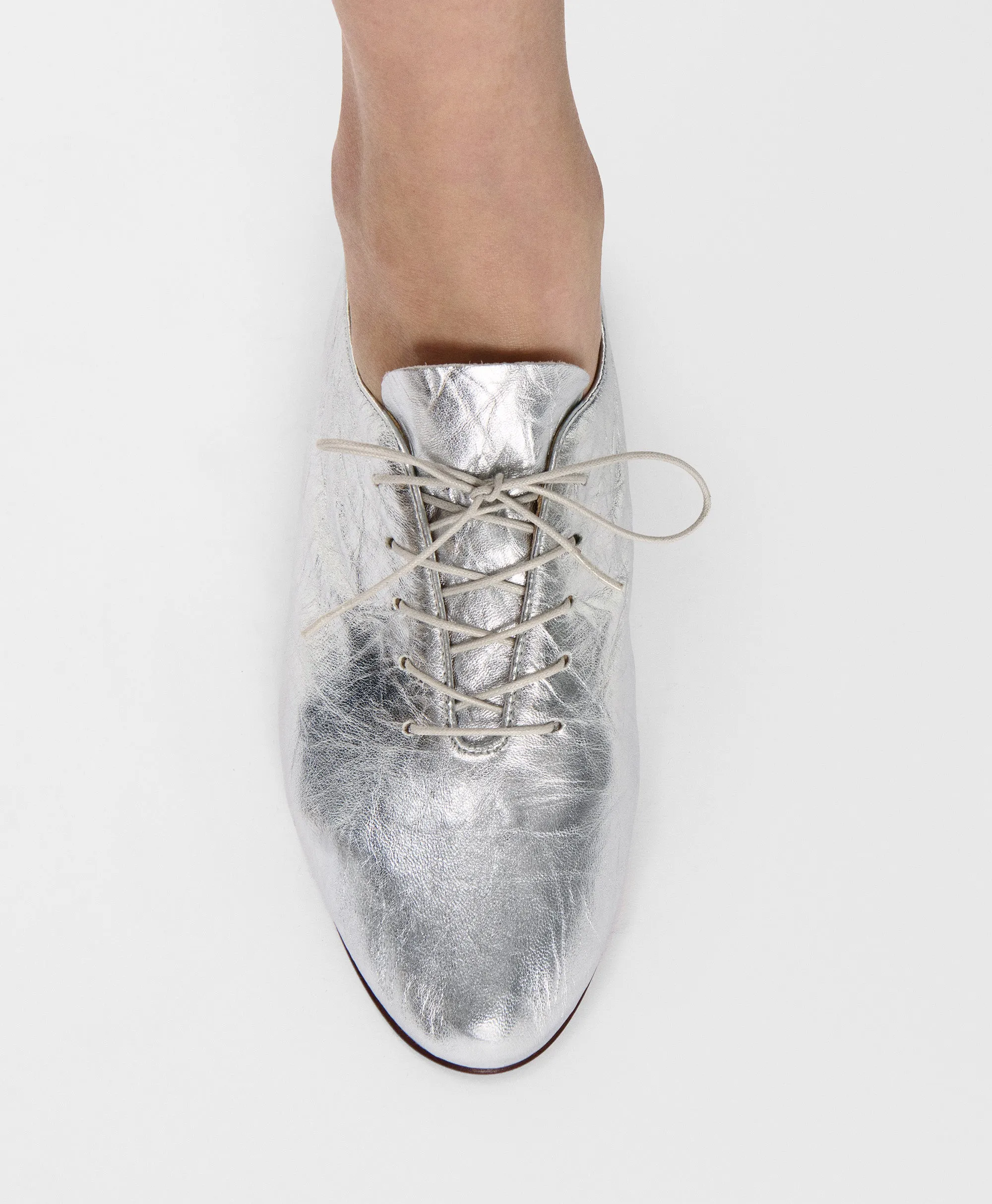 Oxford Dance - Crinkled Silver sold by Mansur Gavriel product image thumbnail 2