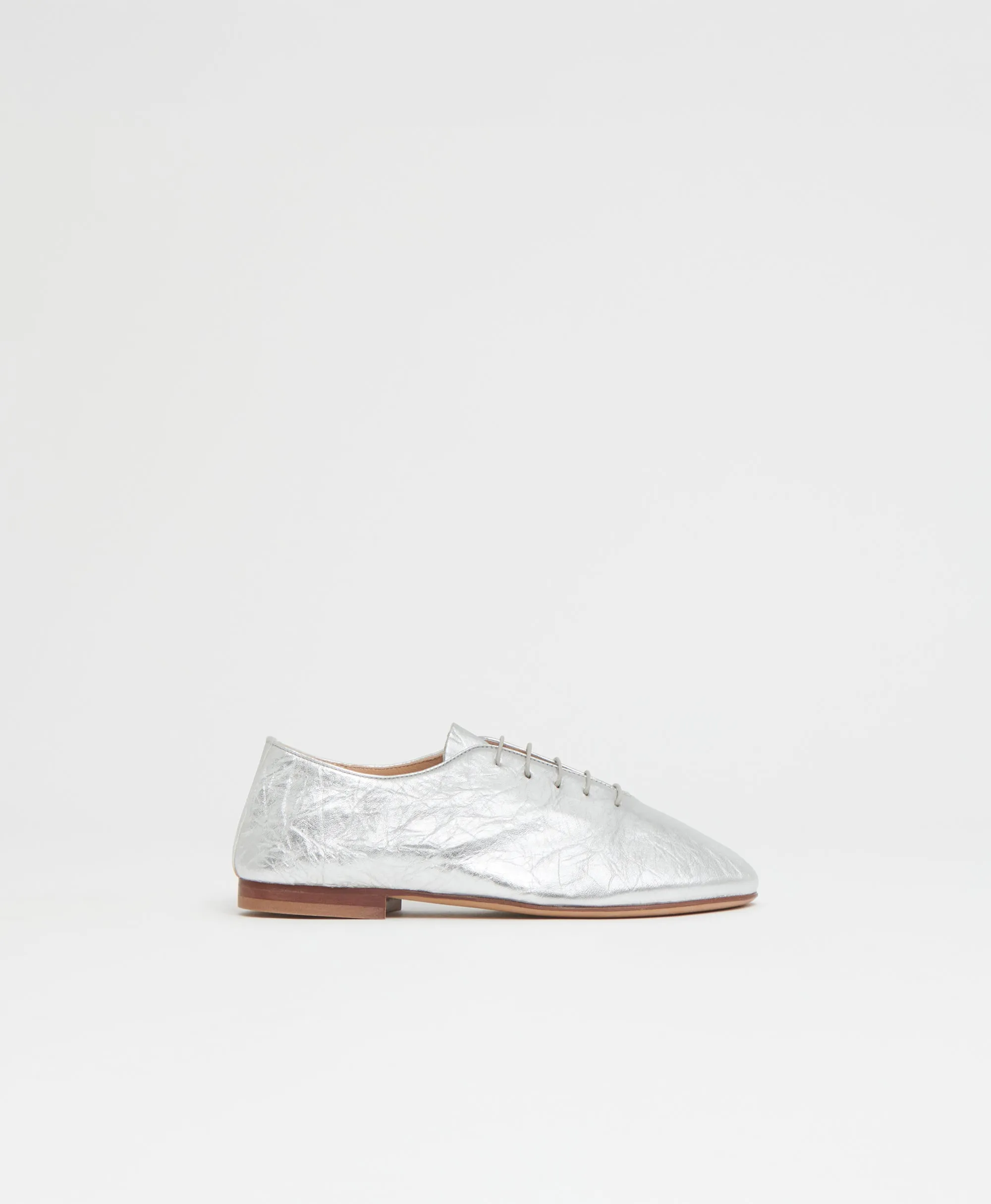 Oxford Dance - Crinkled Silver sold by Mansur Gavriel