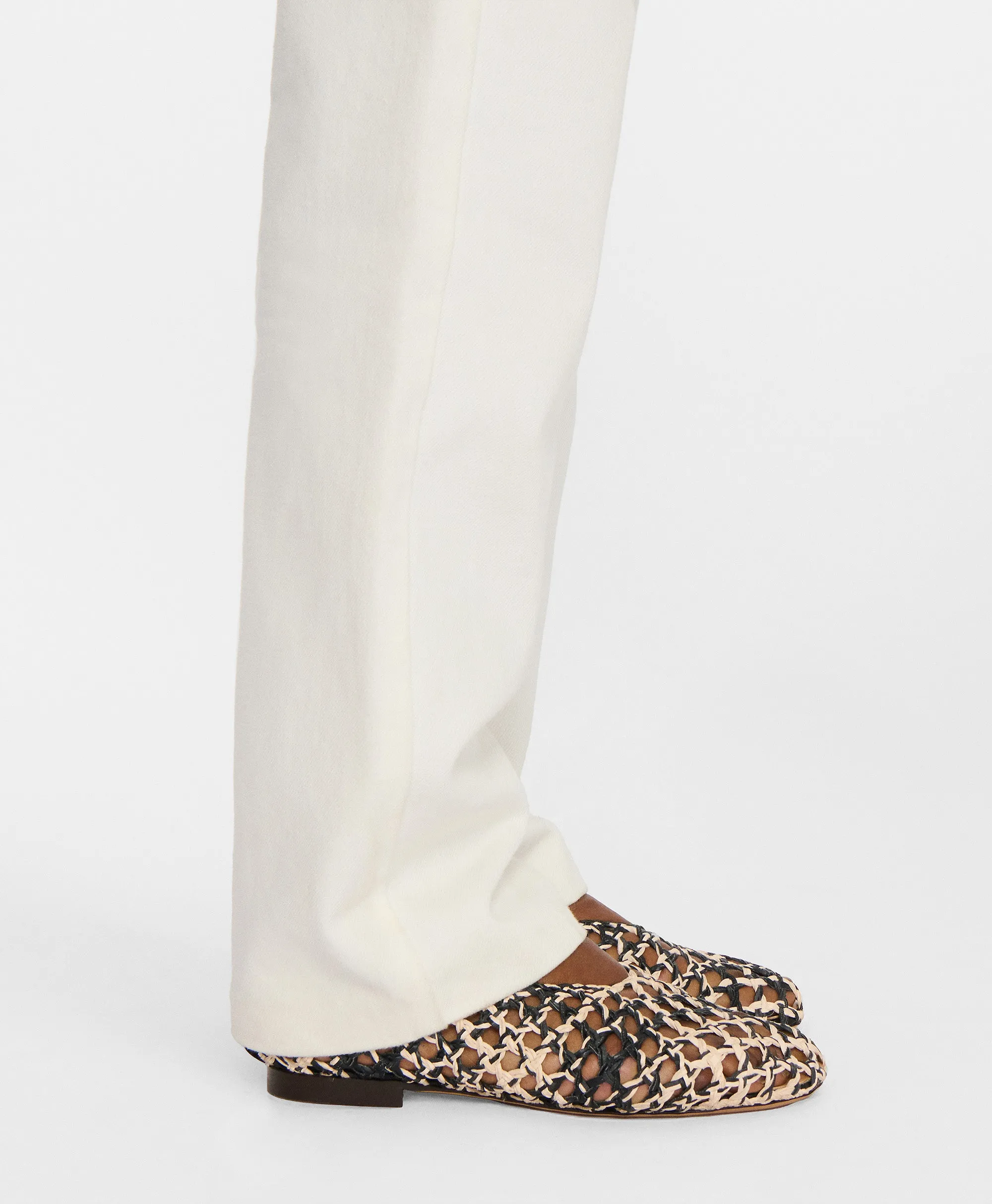 Woven Ballerina - Black/White sold by Mansur Gavriel product image thumbnail 3