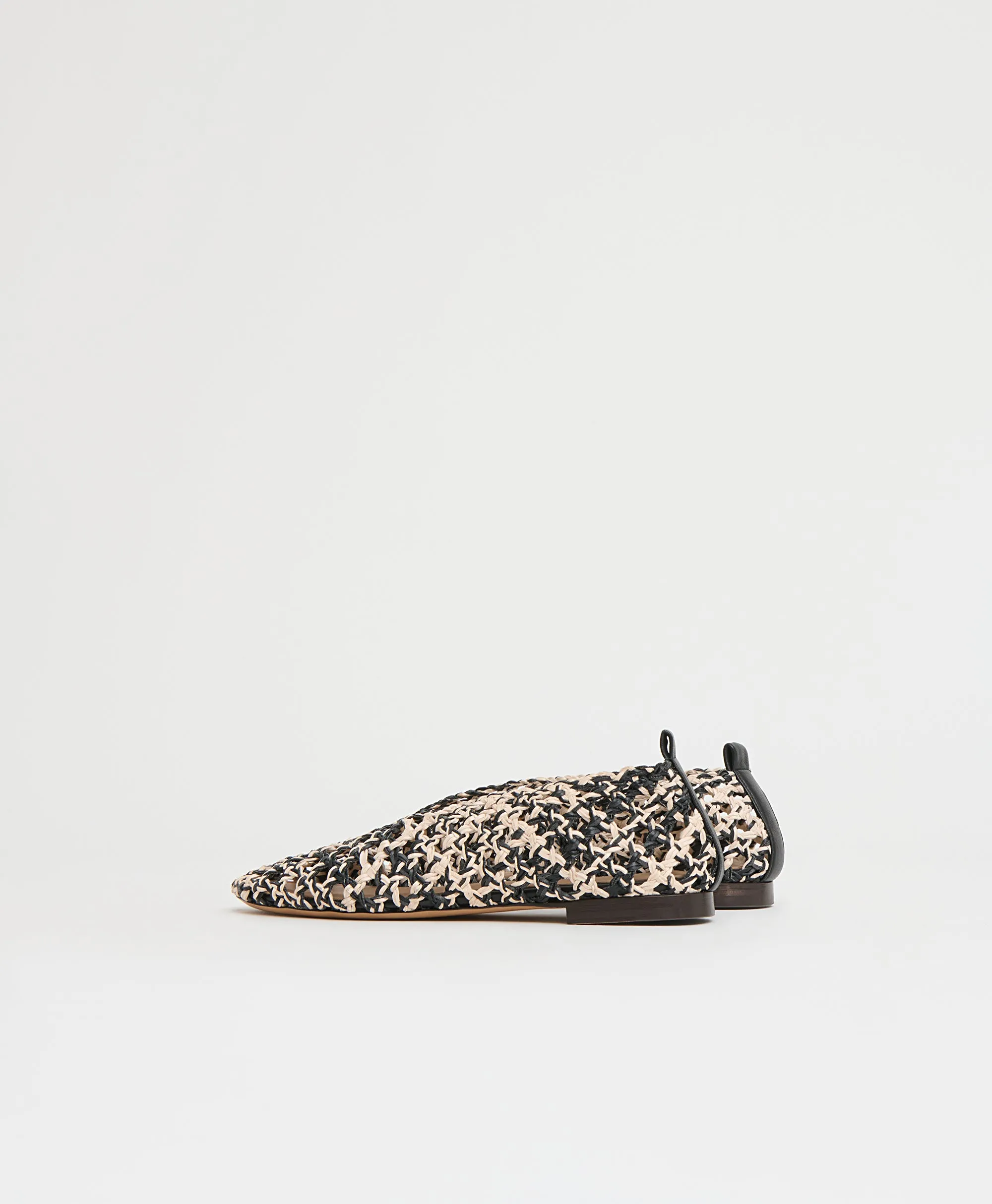 Woven Ballerina - Black/White sold by Mansur Gavriel product image thumbnail 5