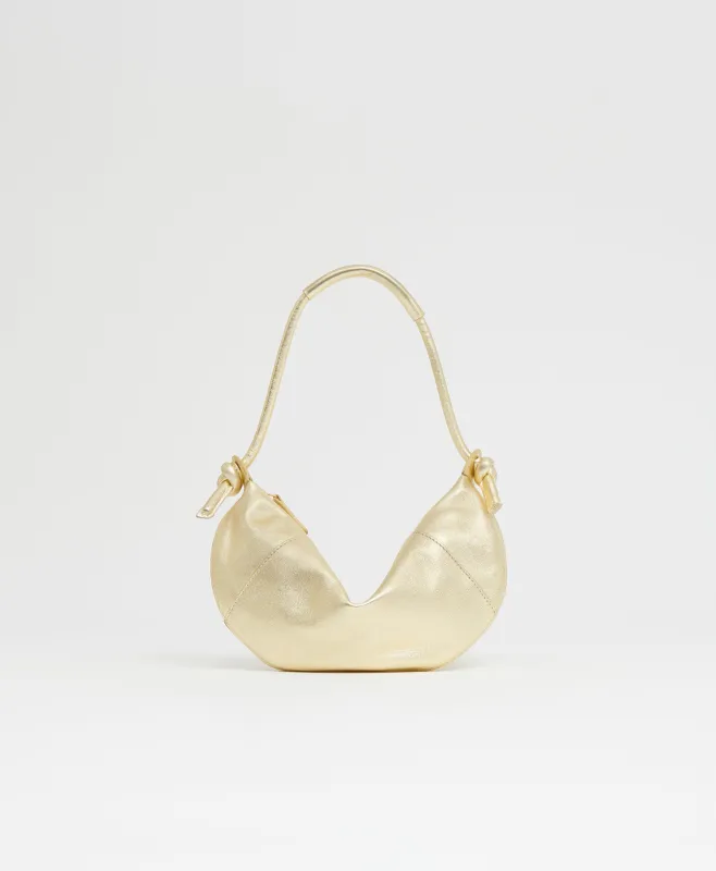 Mini Fortuna Bag - Gold sold by Mansur Gavriel