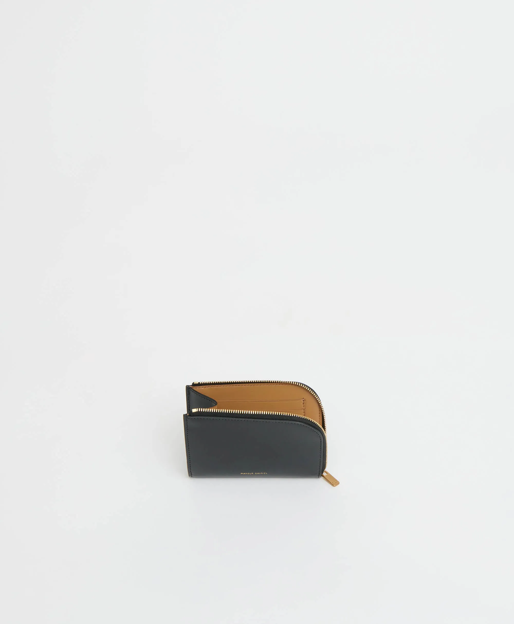Compact Zip Wallet - Black/Caramel sold by Mansur Gavriel product image thumbnail 3