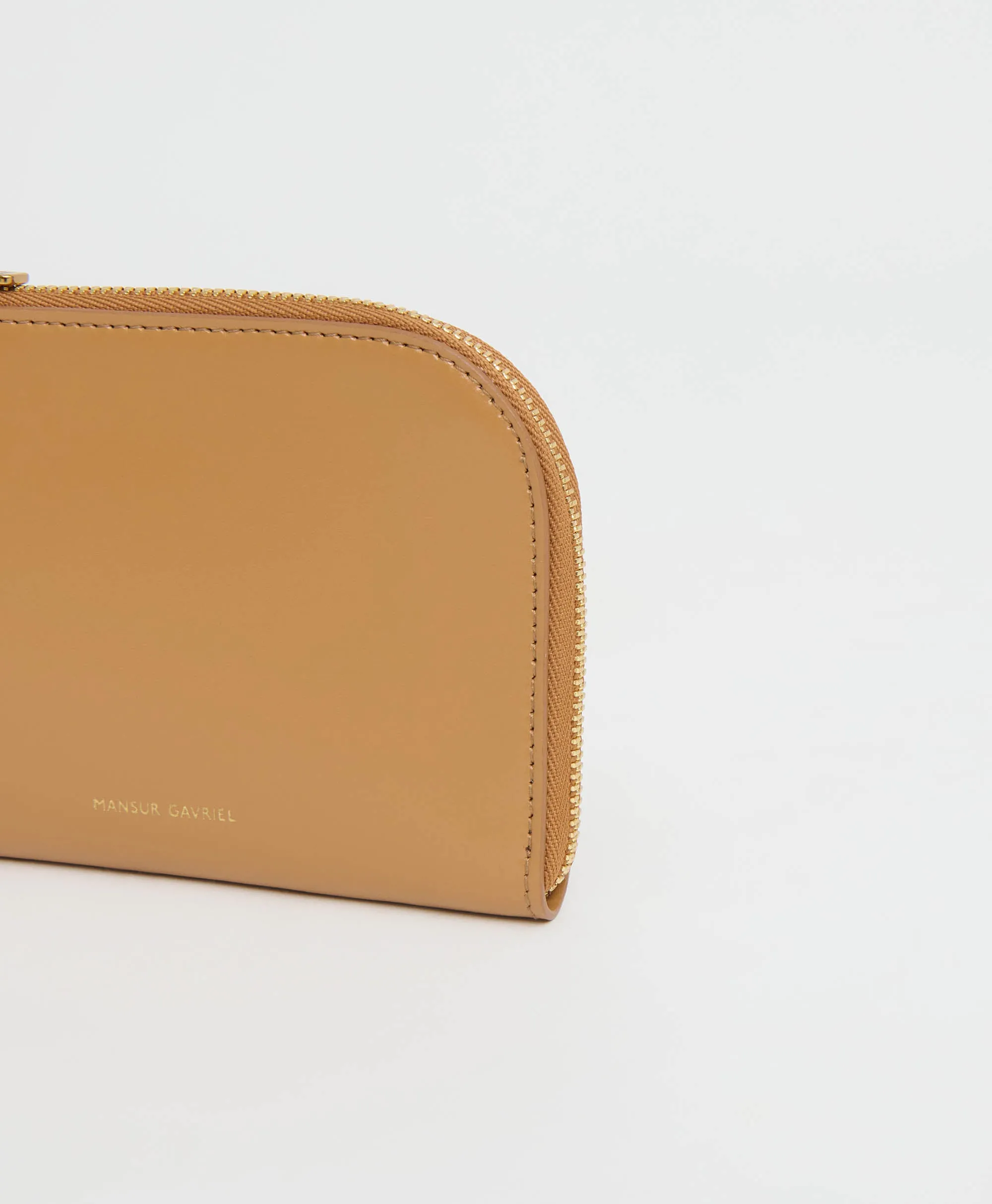 Compact Zip Wallet - Caramel/Black sold by Mansur Gavriel product image thumbnail 2