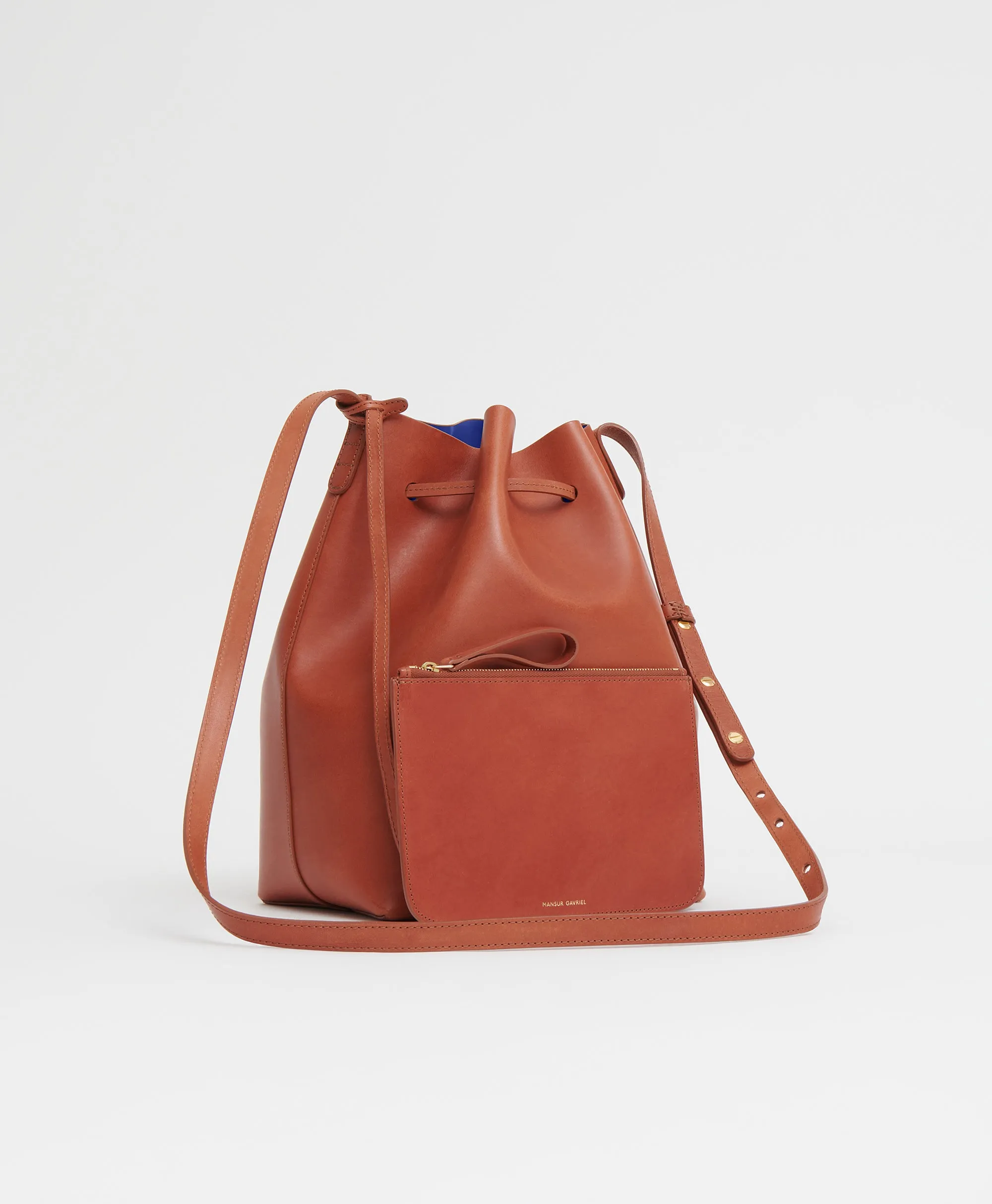 Bucket Bag - Brandy/Royal sold by Mansur Gavriel product image thumbnail 3
