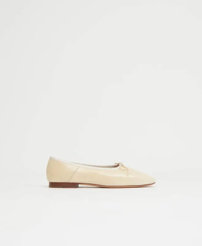 Square Toe Ballerina - Jasmine Naplak sold by Mansur Gavriel
