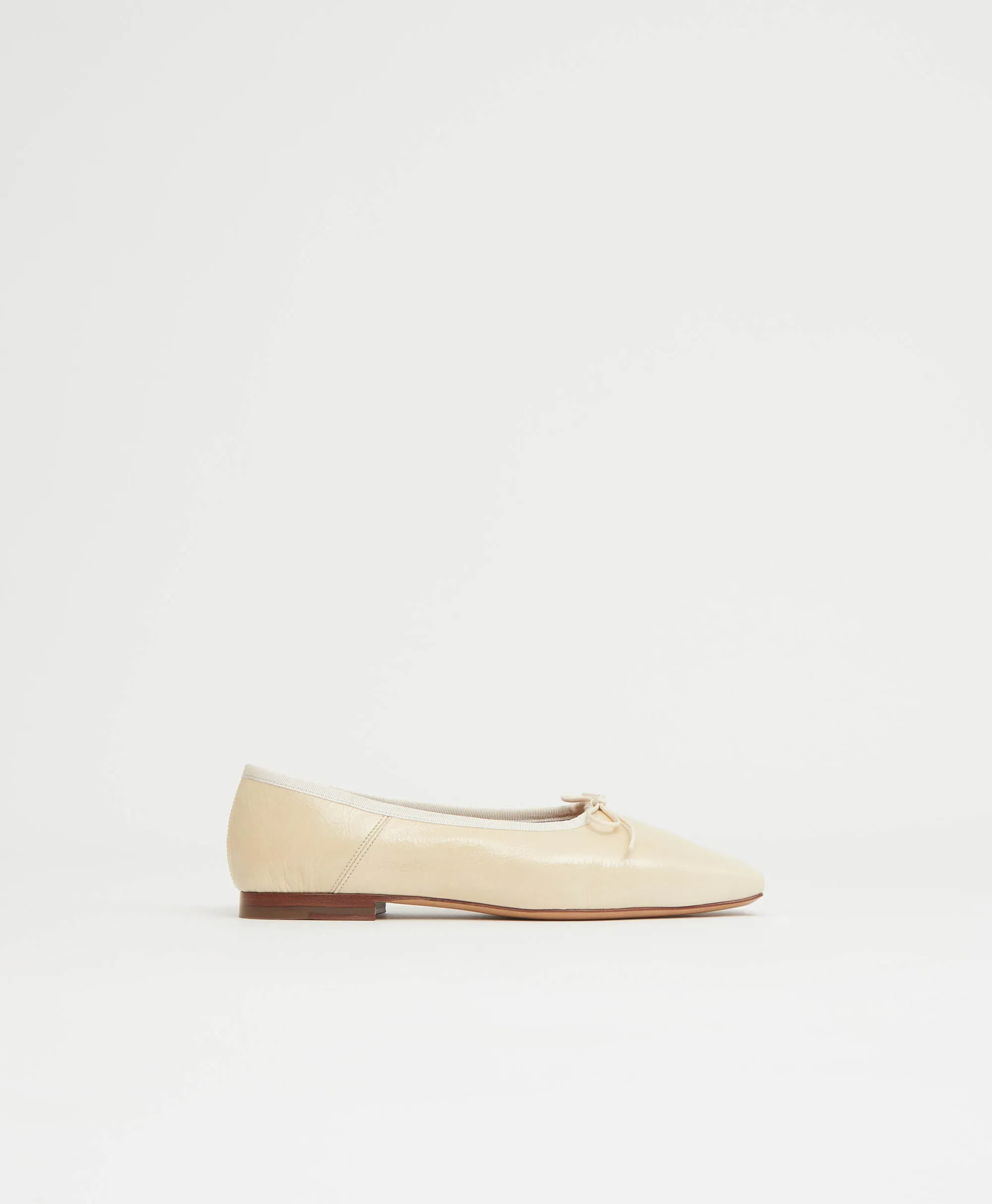 Square Toe Ballerina - Jasmine Naplak sold by Mansur Gavriel