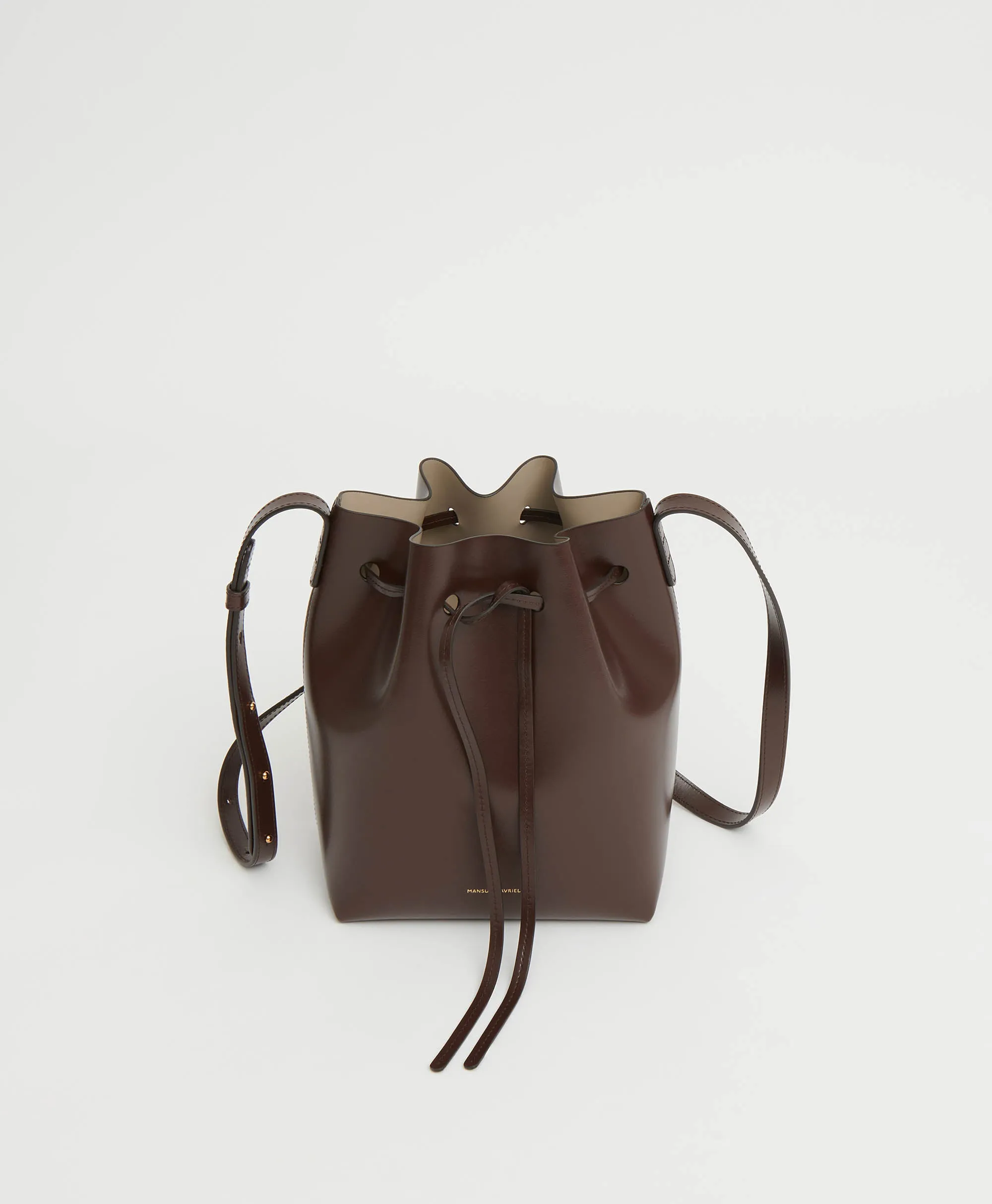 Mini Bucket - Chocolate/Warm Grey sold by Mansur Gavriel product image thumbnail 4