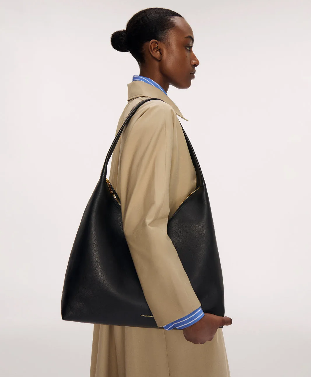 Maxi Candy Hobo - Chocolate Suede sold by Mansur Gavriel product image thumbnail 5