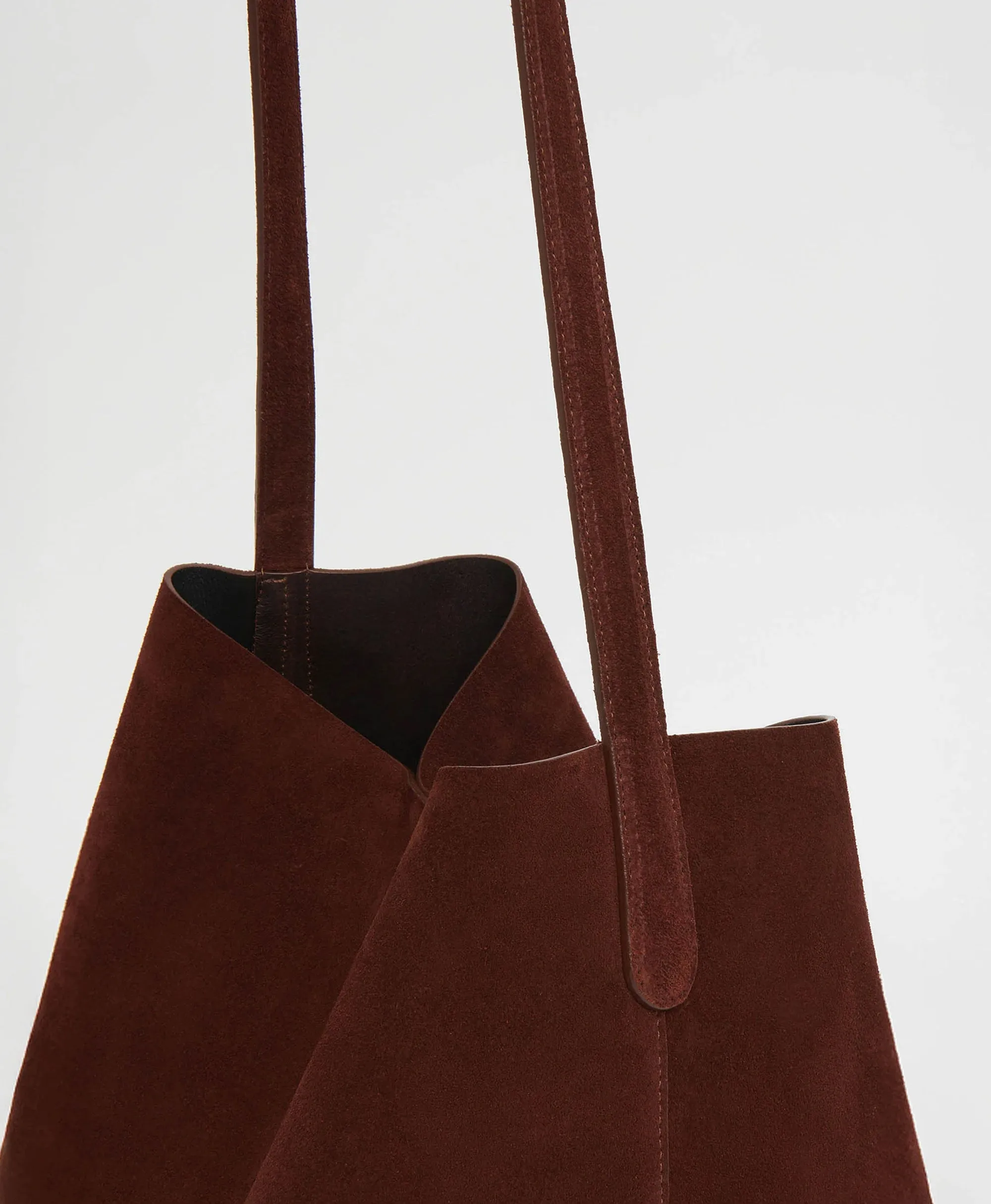 Maxi Everyday Cabas - Chocolate Suede sold by Mansur Gavriel product image thumbnail 2