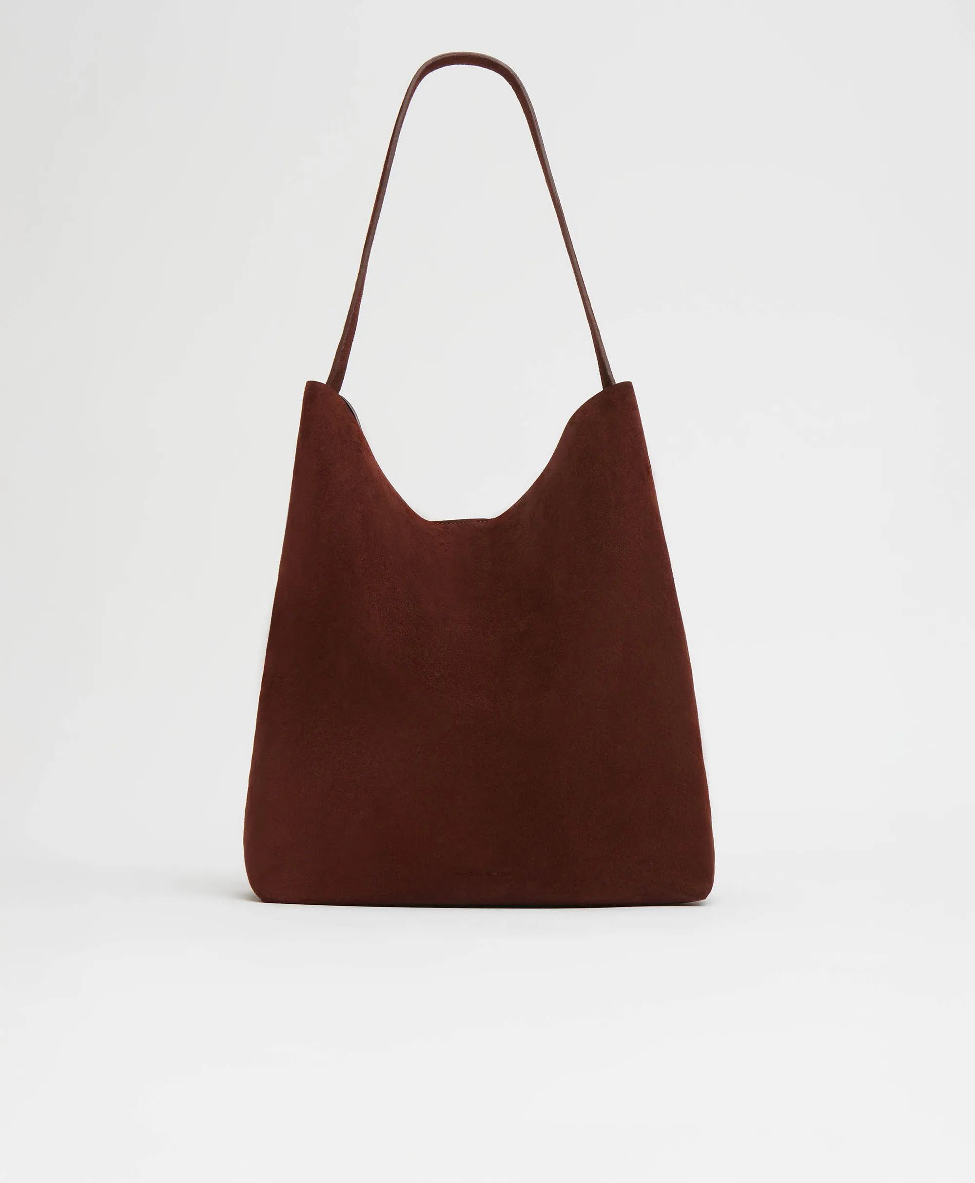 Maxi Everyday Cabas - Chocolate Suede sold by Mansur Gavriel