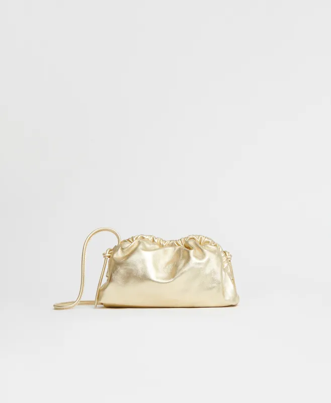Mini Cloud Clutch - Gold sold by Mansur Gavriel