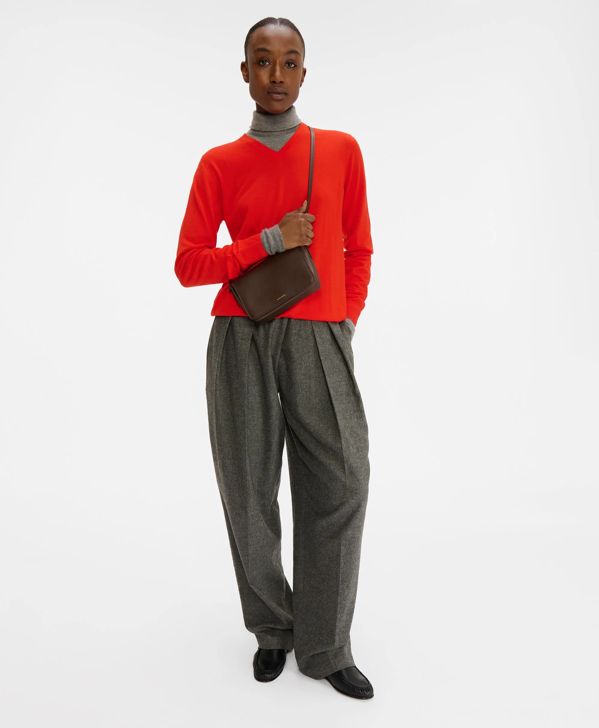 Clio Bag - Chocolate sold by Mansur Gavriel product image thumbnail 4