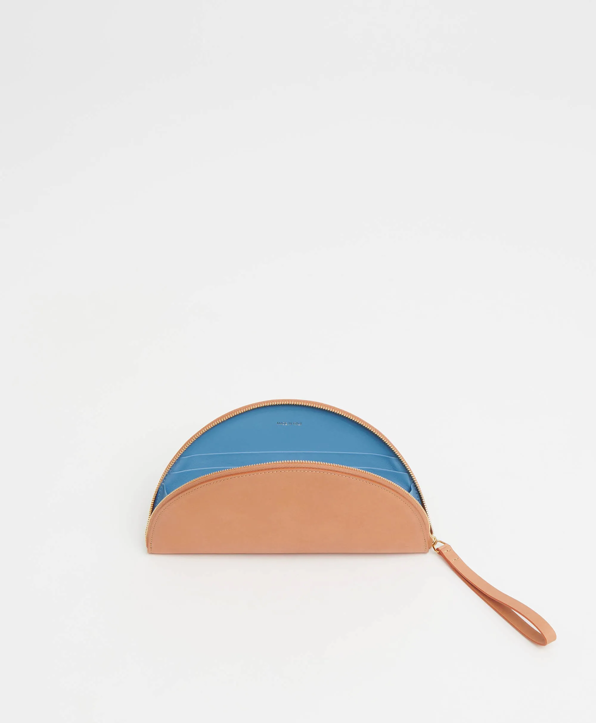 Moon Wristlet - Cammello/Lago sold by Mansur Gavriel product image thumbnail 2