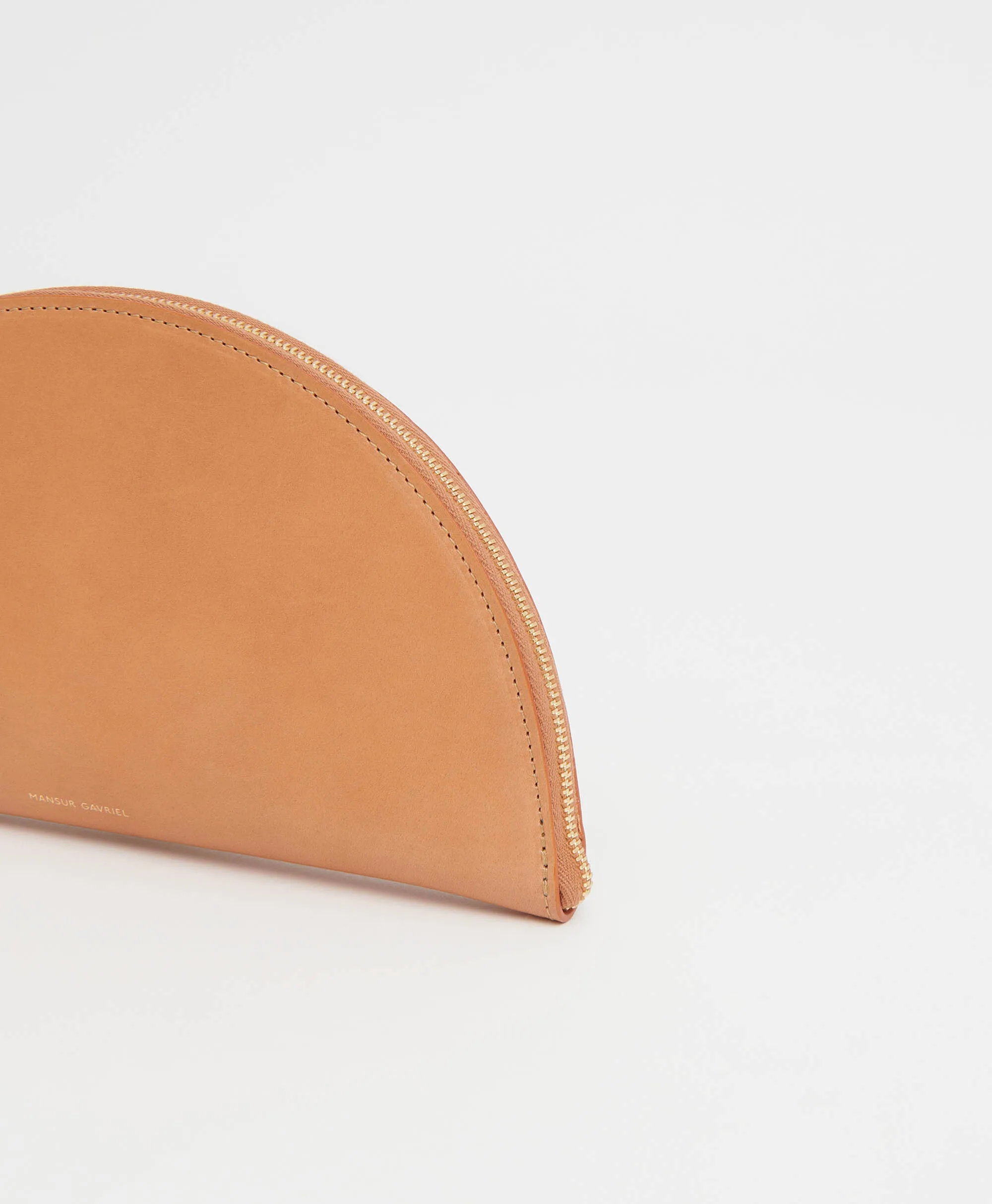 Moon Wristlet - Cammello/Lago sold by Mansur Gavriel product image thumbnail 4