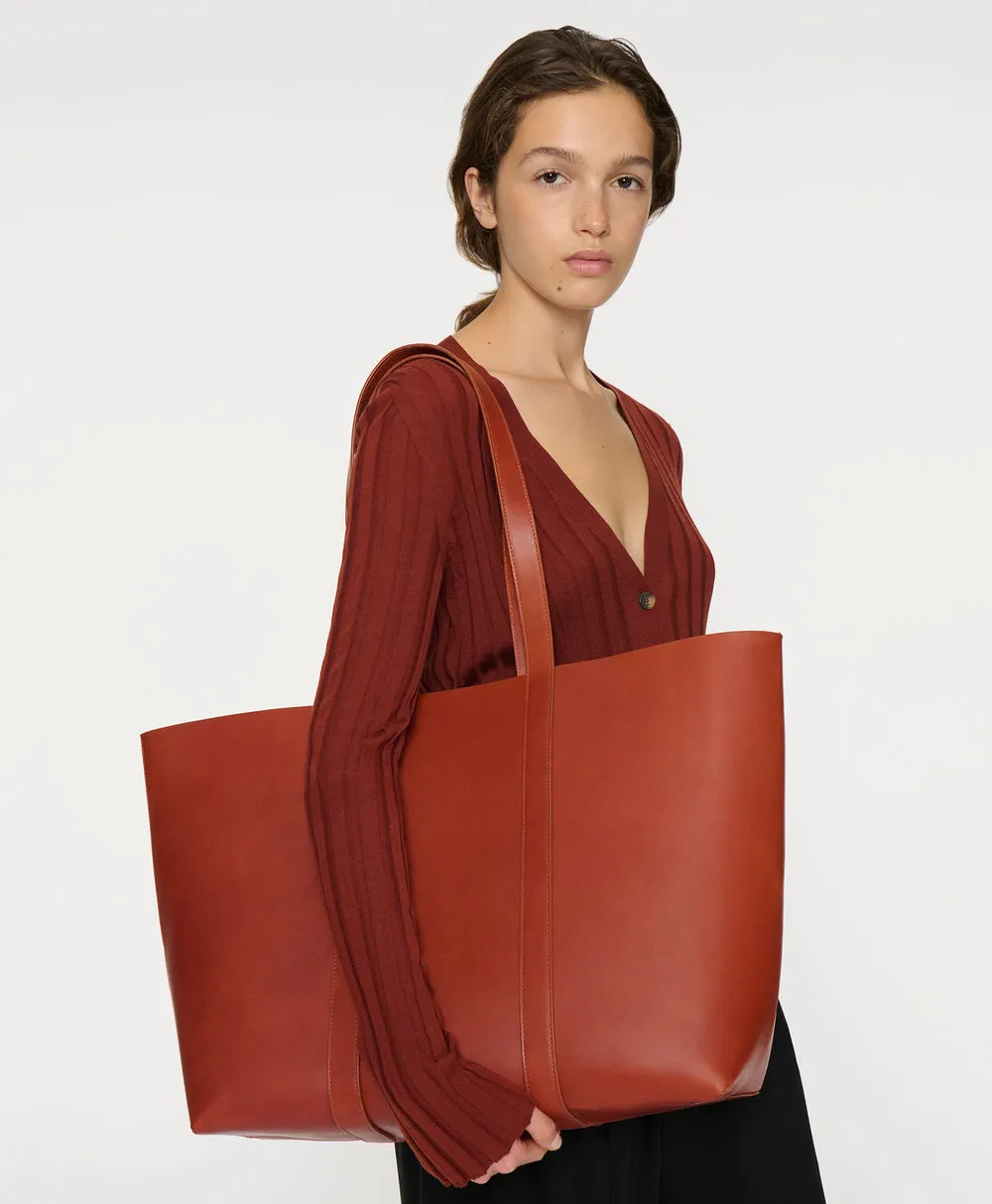 Xl Tote - Brandy/Flamma sold by Mansur Gavriel product image thumbnail 2