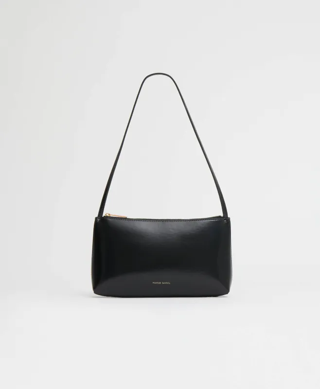 Gaia Shoulder Bag - Black/Flamma sold by Mansur Gavriel