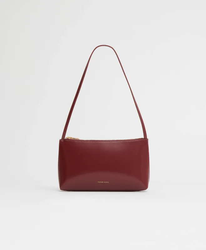 Gaia Shoulder Bag - Claret sold by Mansur Gavriel