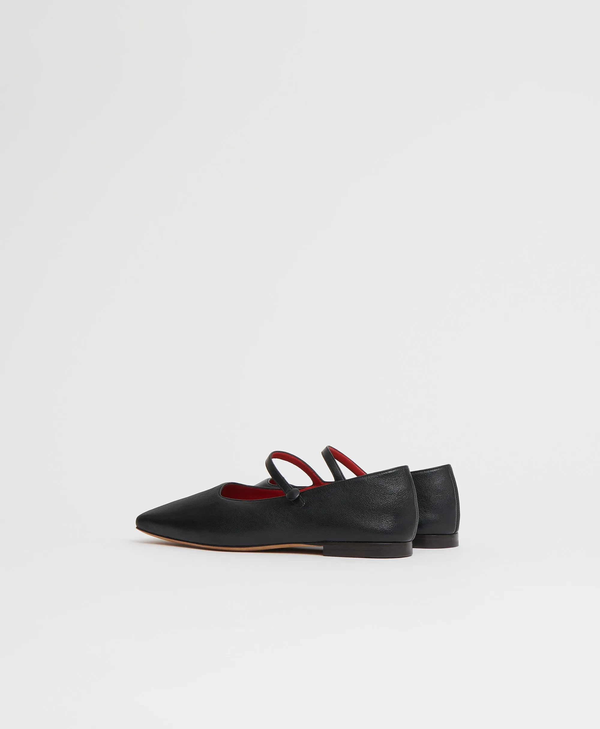 Square Toe Mary Jane - Black/Flamma sold by Mansur Gavriel product image thumbnail 4