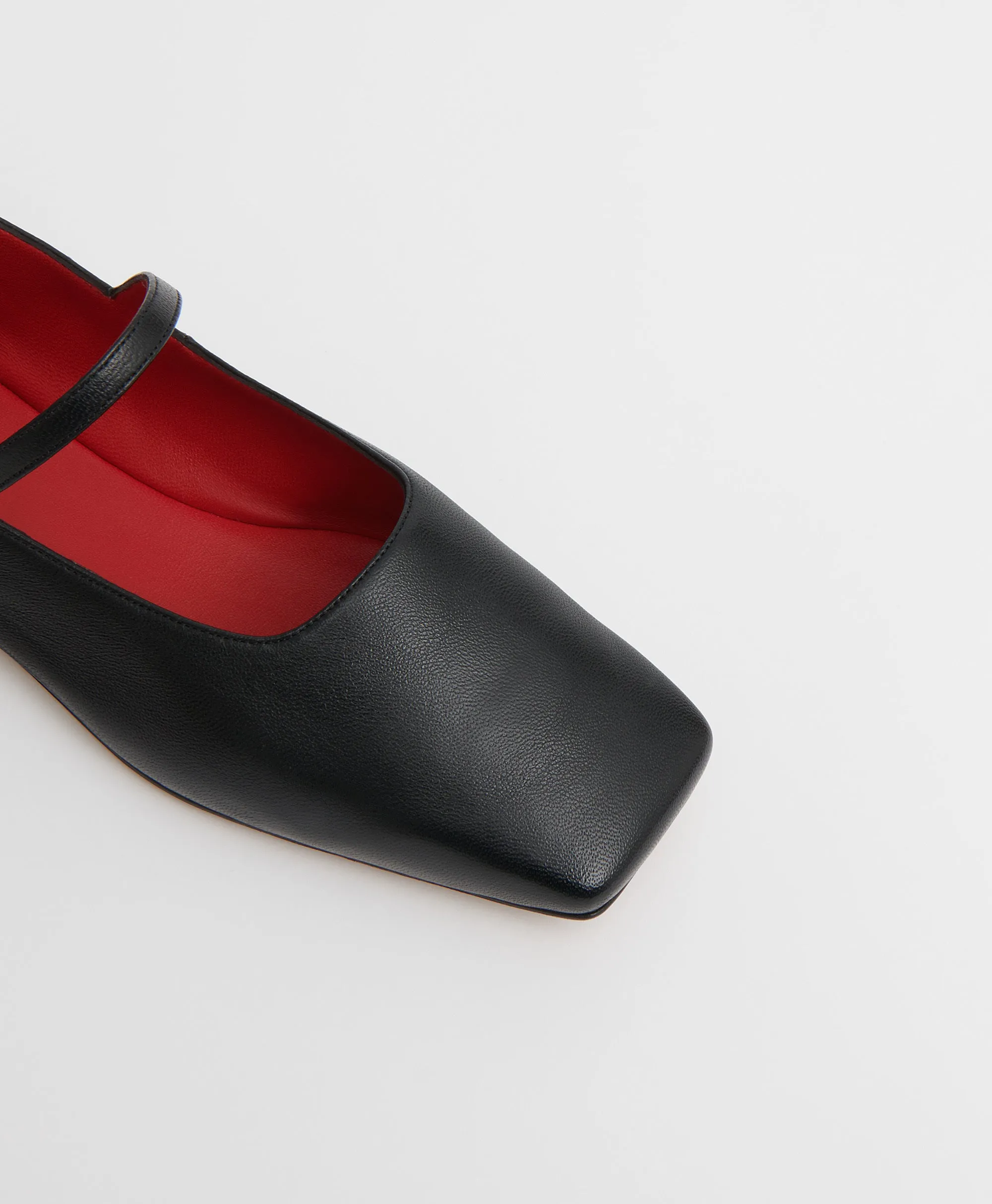 Square Toe Mary Jane - Black/Flamma sold by Mansur Gavriel product image thumbnail 5