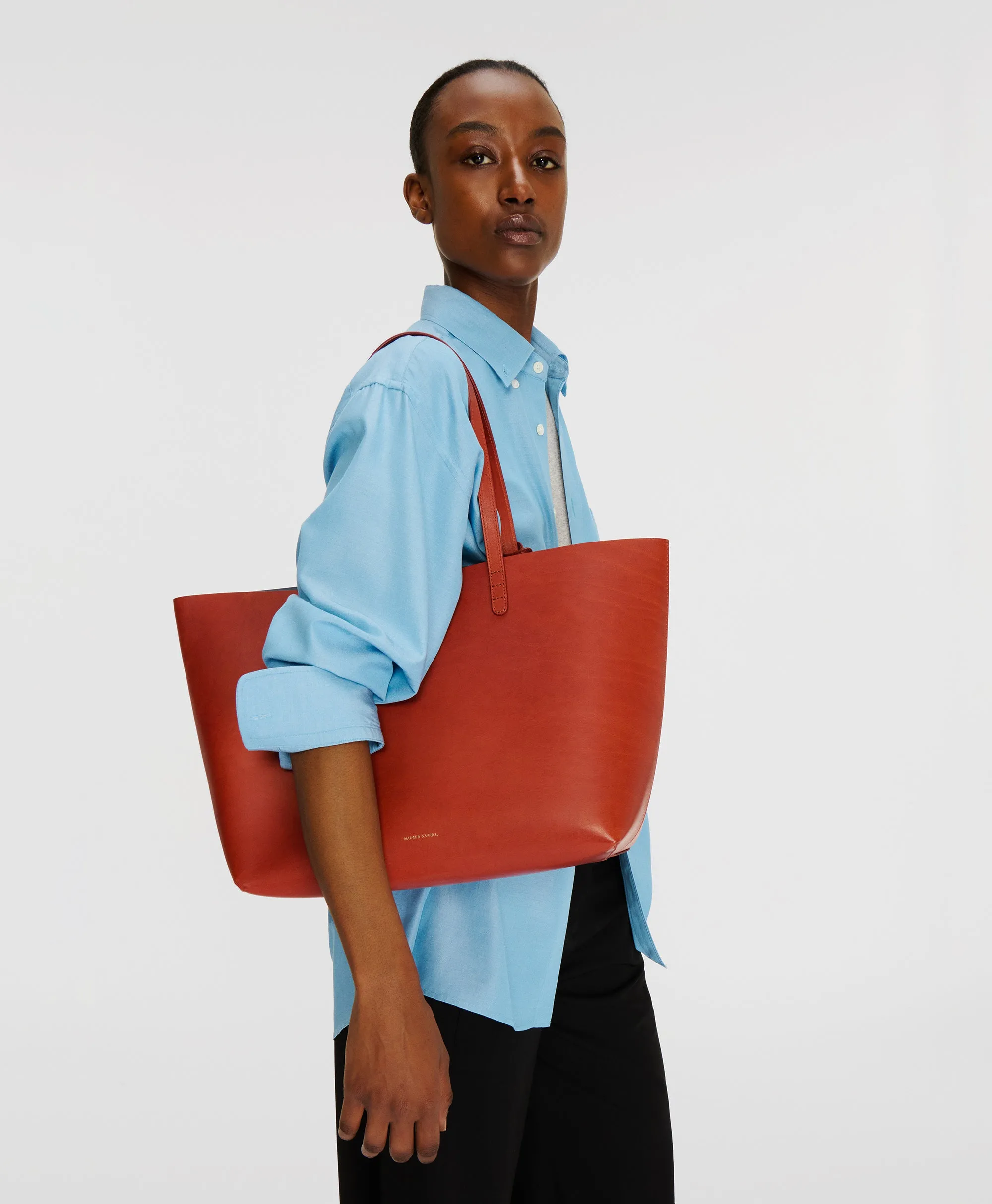 Large Tote - Brandy/Sun sold by Mansur Gavriel product image thumbnail 3