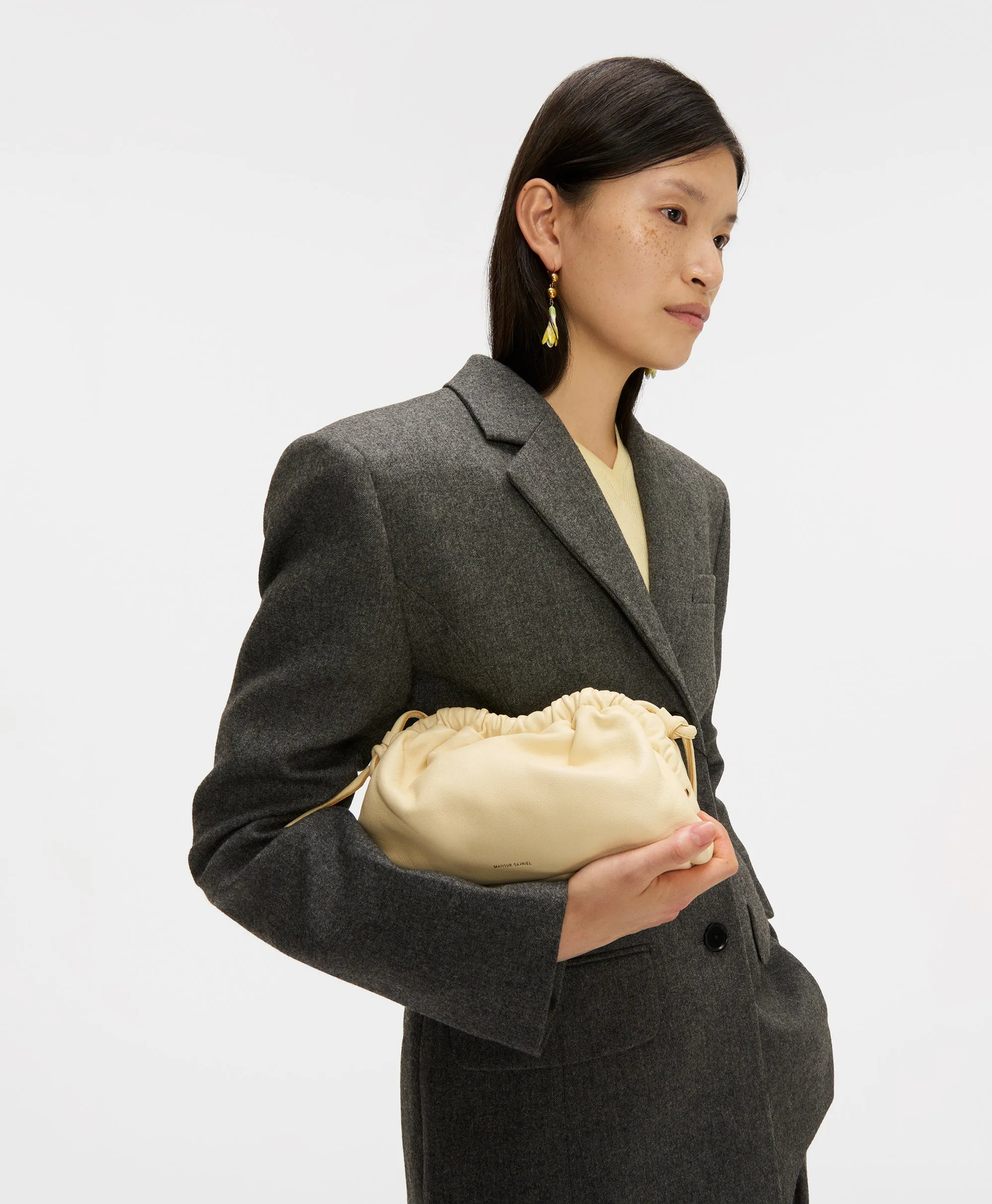 Mini Cloud Clutch - Silver sold by Mansur Gavriel product image thumbnail 4