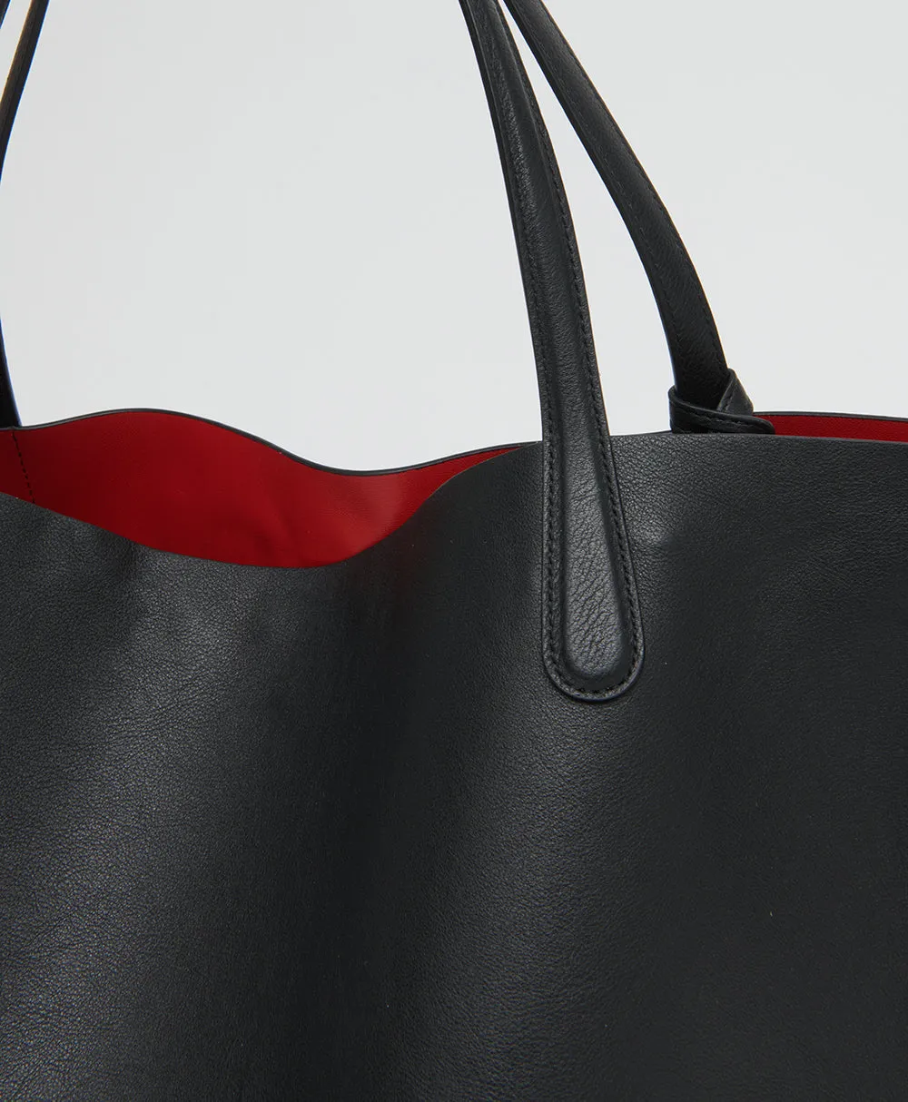 Everyday Soft Tote - Black/Flamma sold by Mansur Gavriel product image thumbnail 4