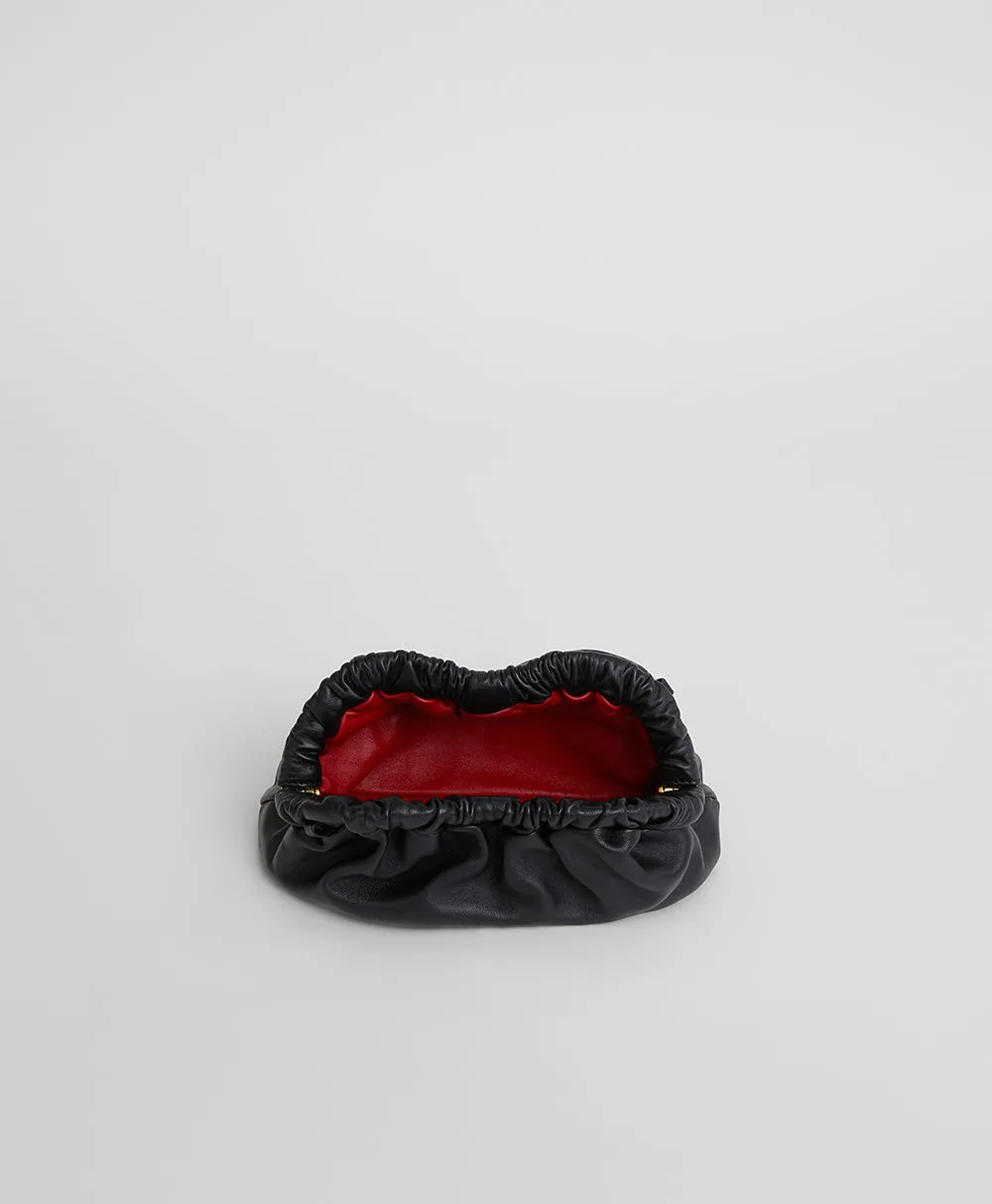 Mini Cloud Clutch - Black/Flamma sold by Mansur Gavriel product image thumbnail 2